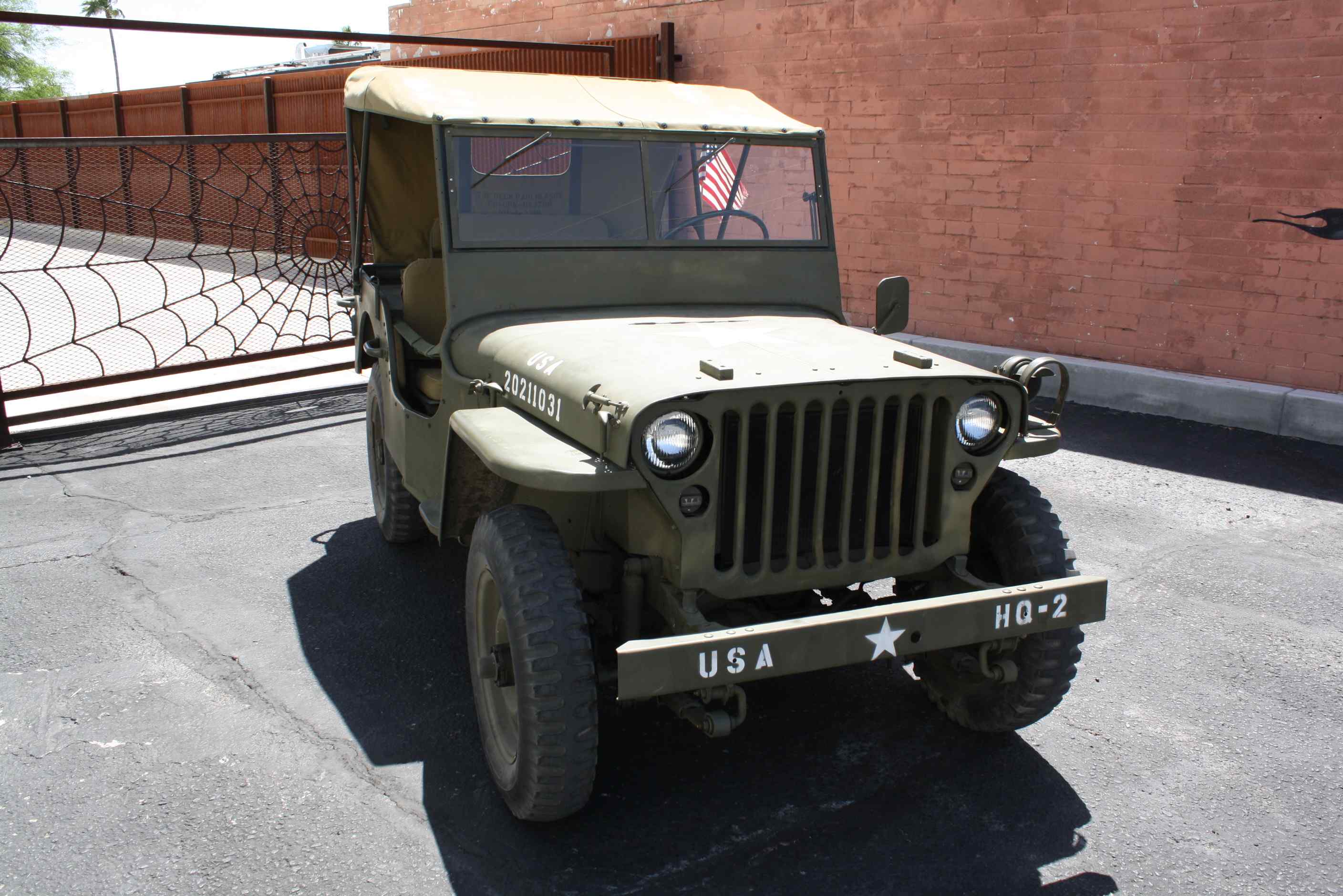 1943 Jeep MB WW2 Era Military.