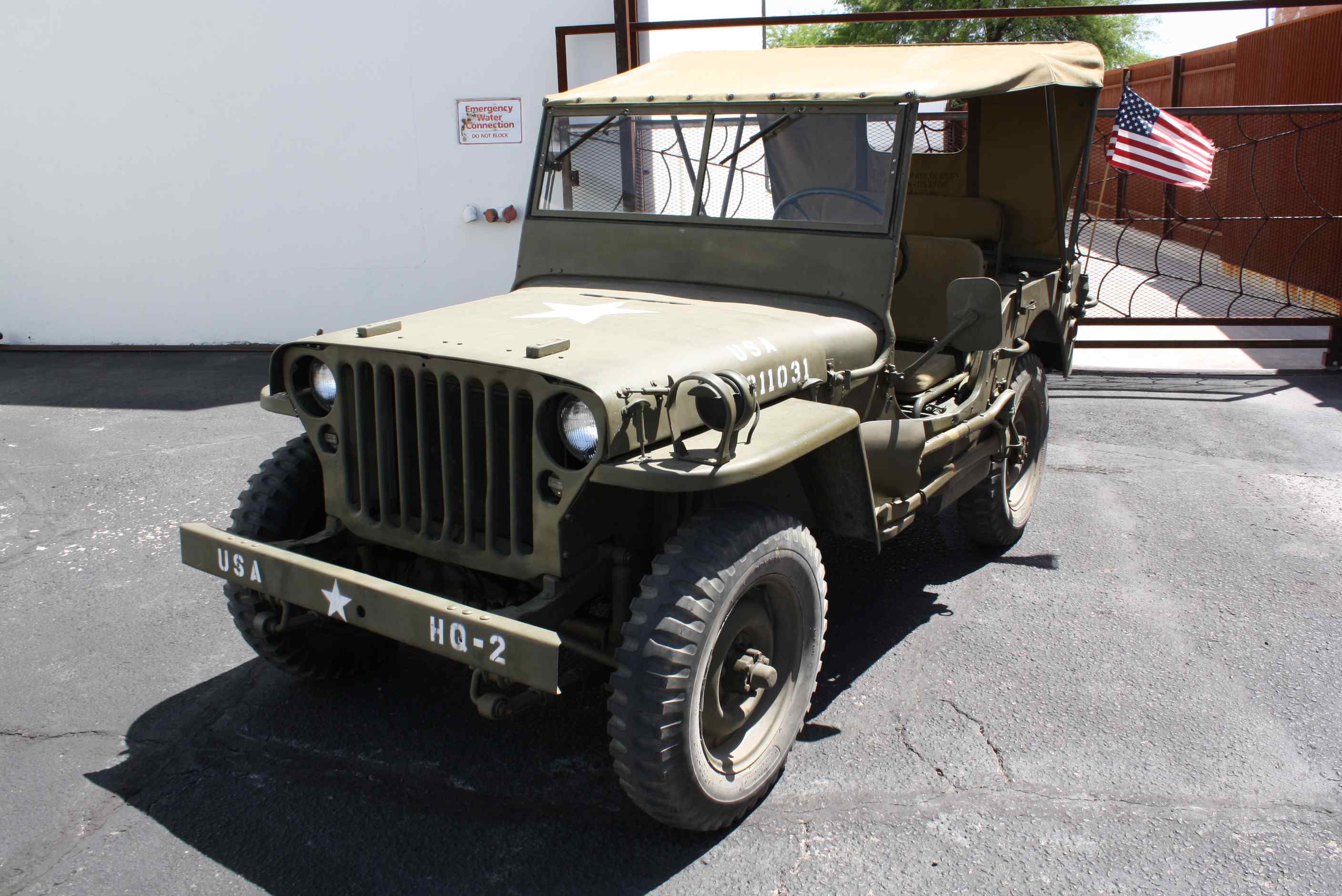 1943 Jeep MB WW2 Era Military.