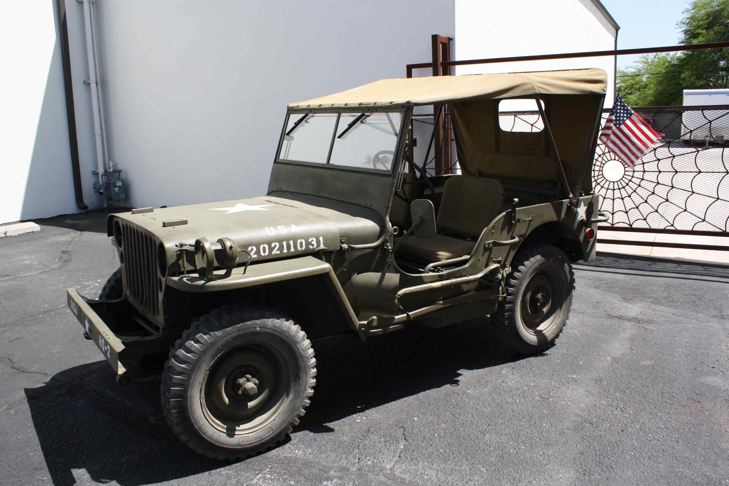 1943 Jeep MB WW2 Era Military.
