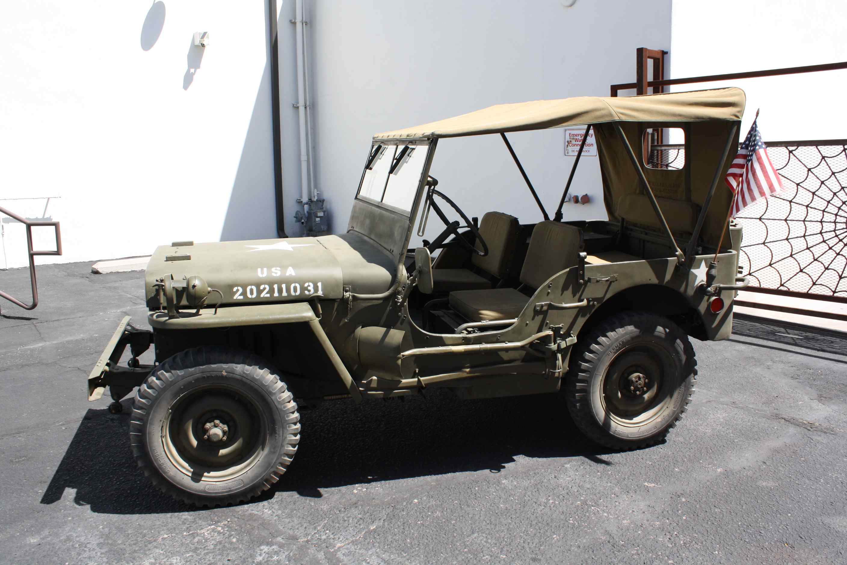 1943 Jeep MB WW2 Era Military.