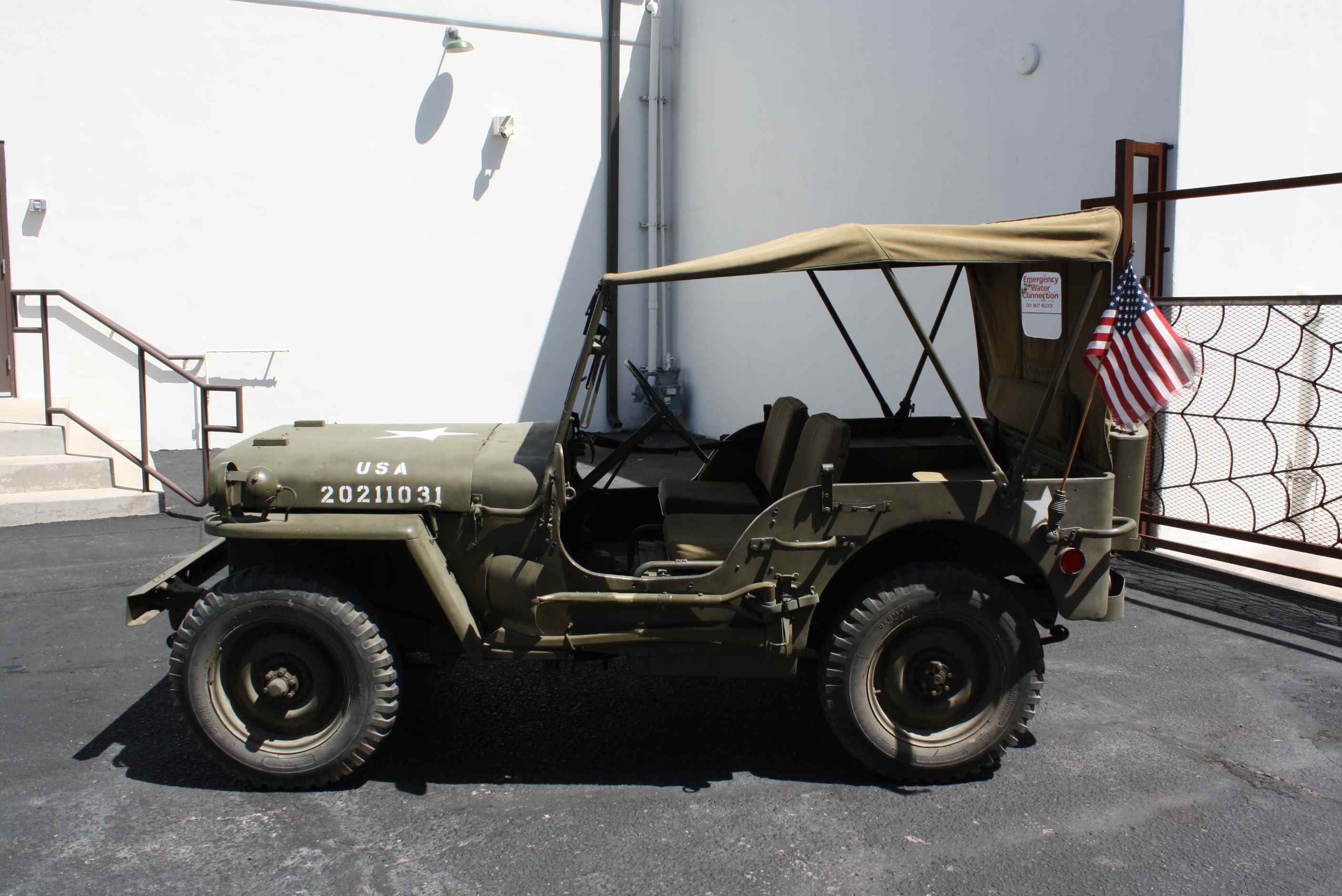 1943 Jeep MB WW2 Era Military.