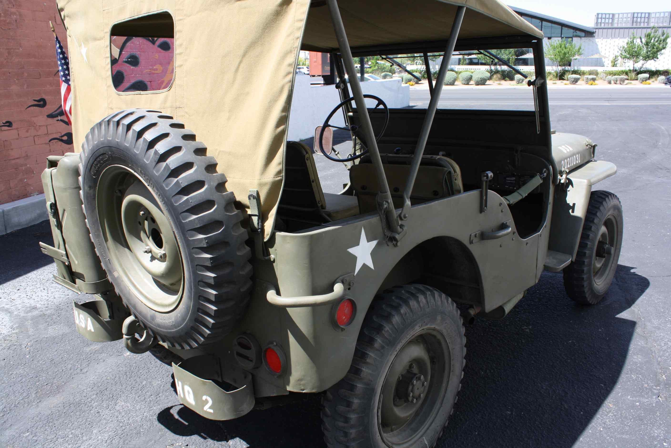 1943 Jeep MB WW2 Era Military.