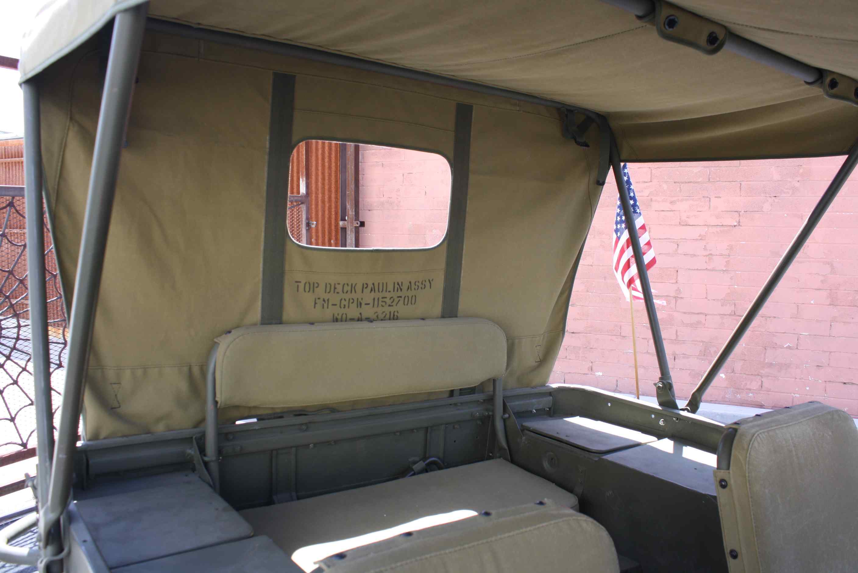 1943 Jeep MB WW2 Era Military.