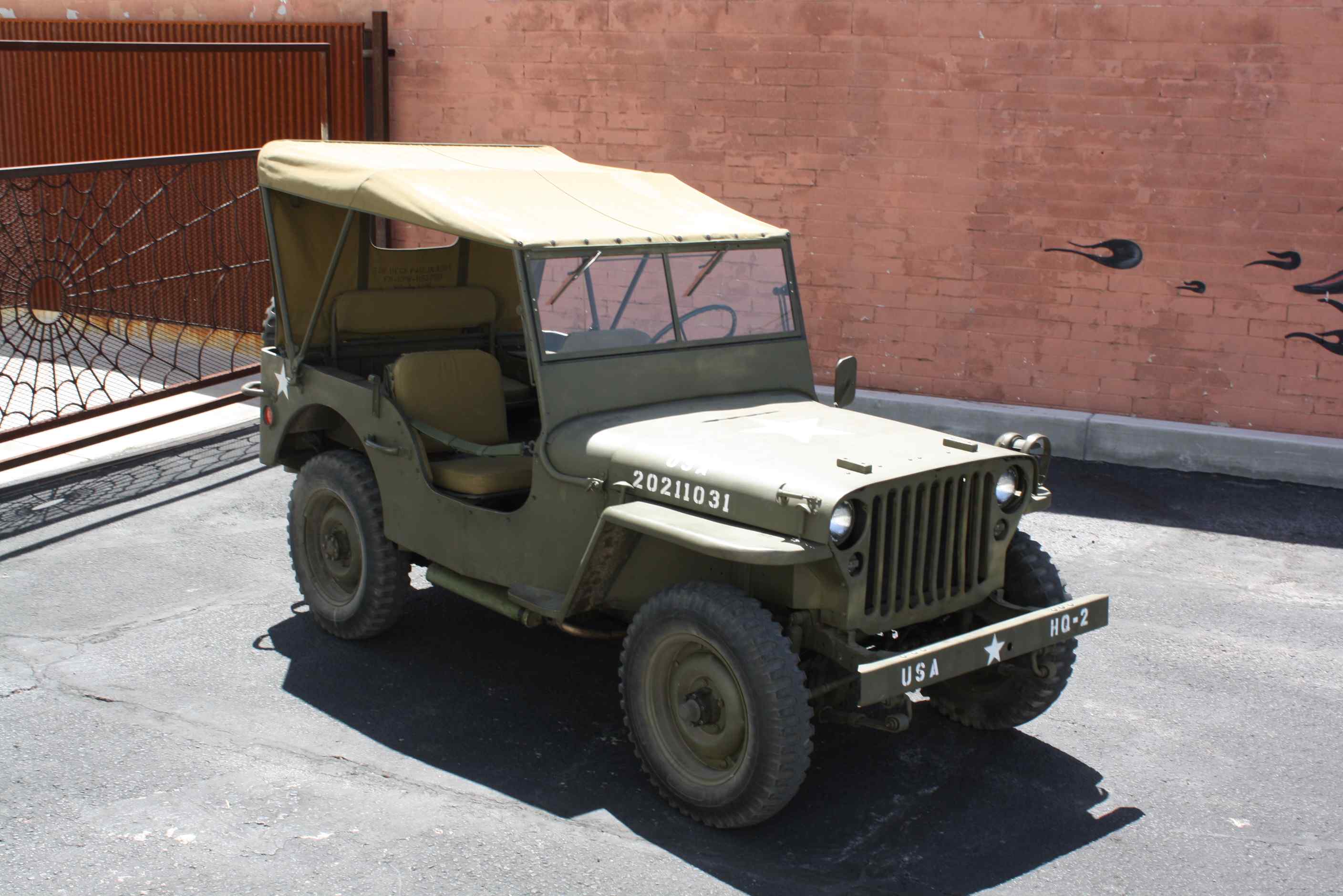 1943 Jeep MB WW2 Era Military.