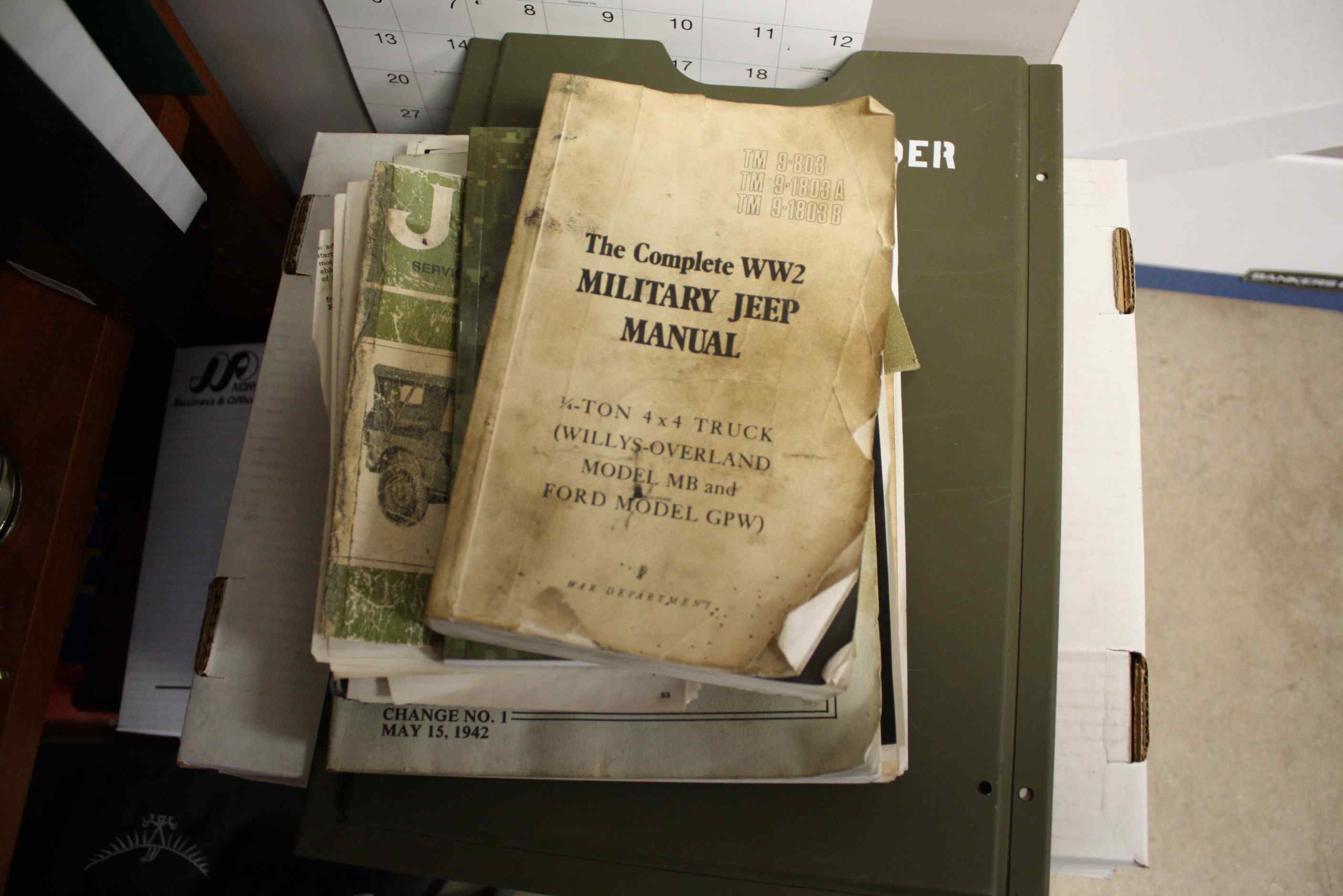1943 Jeep MB WW2 Era Military.