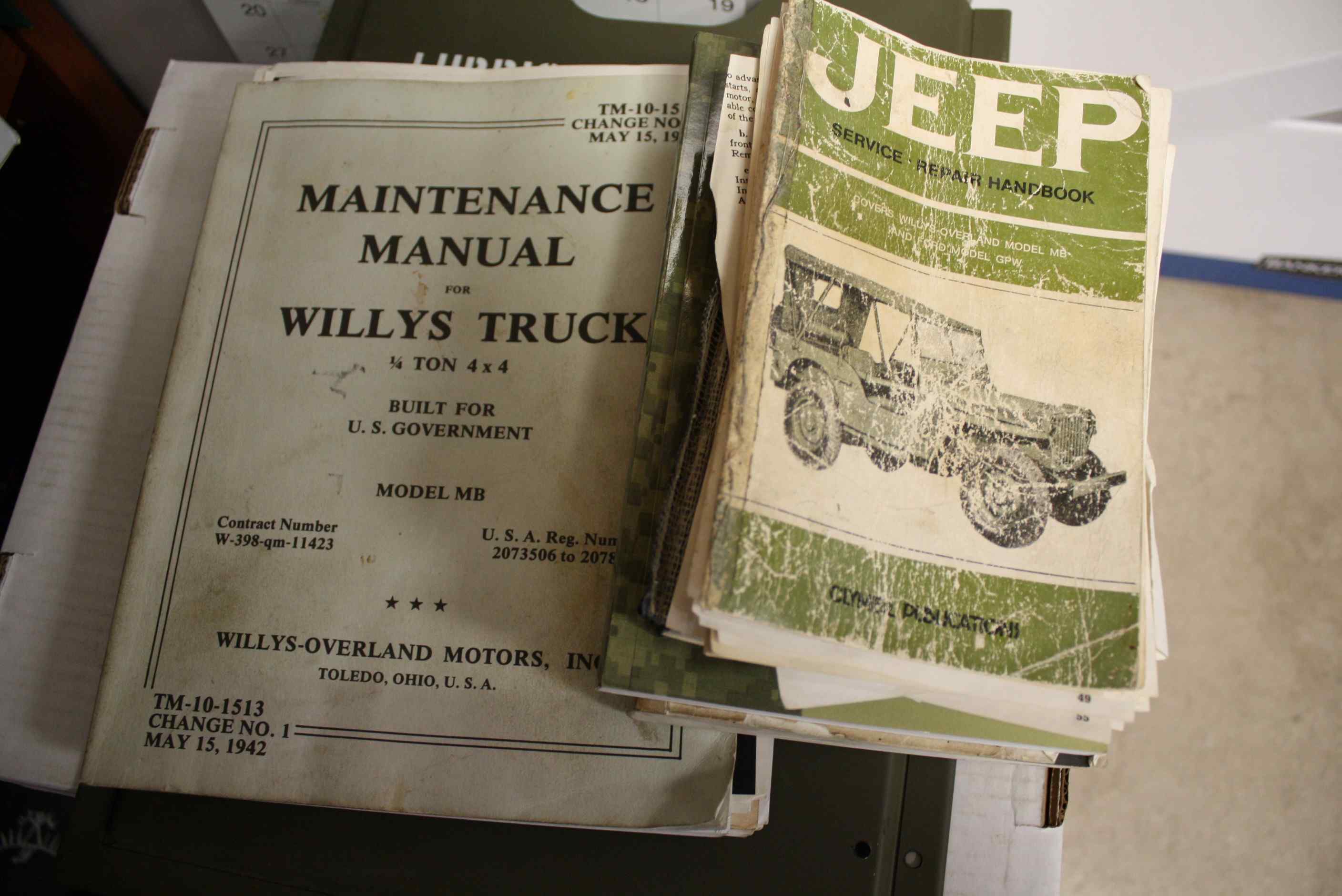 1943 Jeep MB WW2 Era Military.