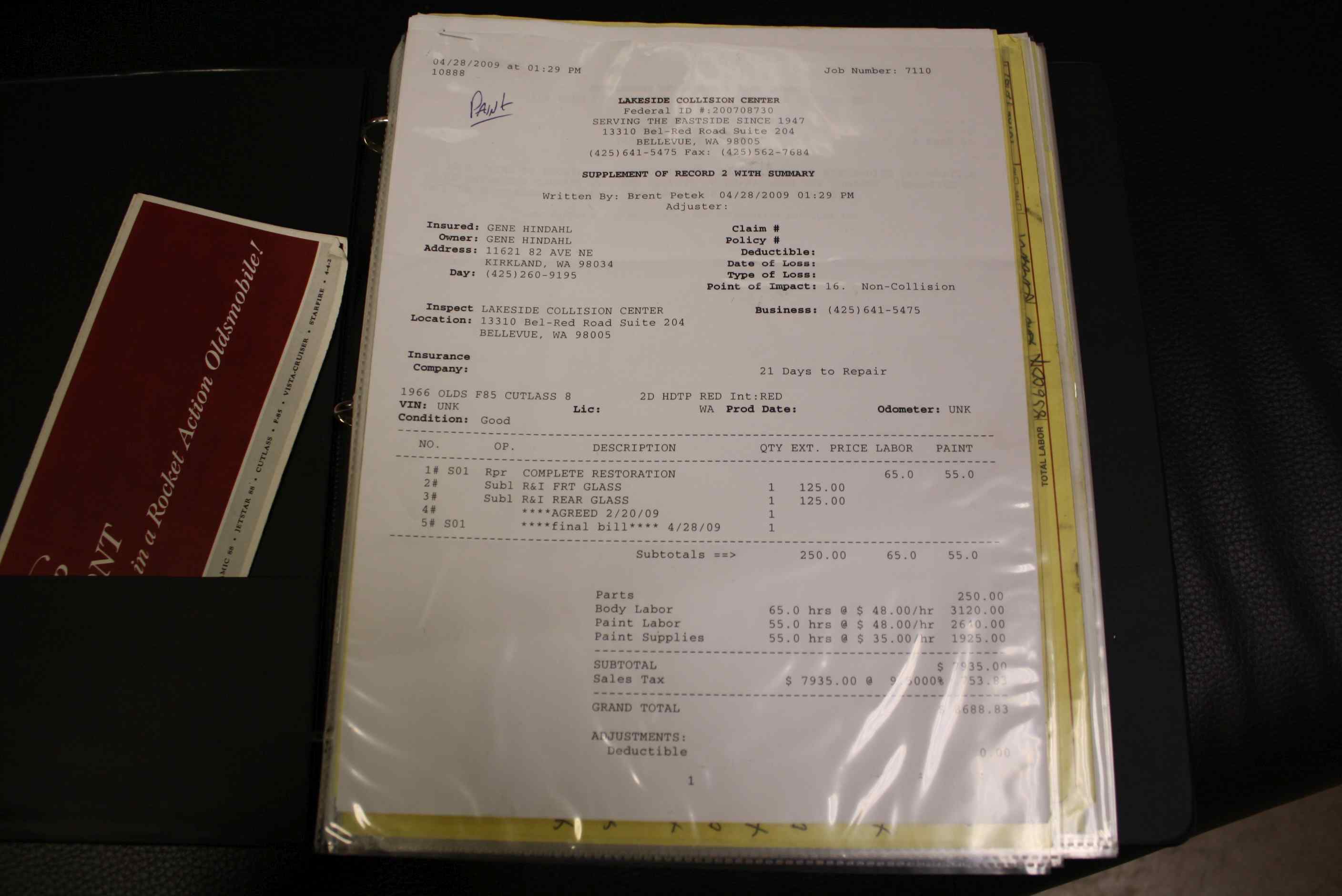 1966 Oldsmobile 442 4 Speed AC TRI POWER!