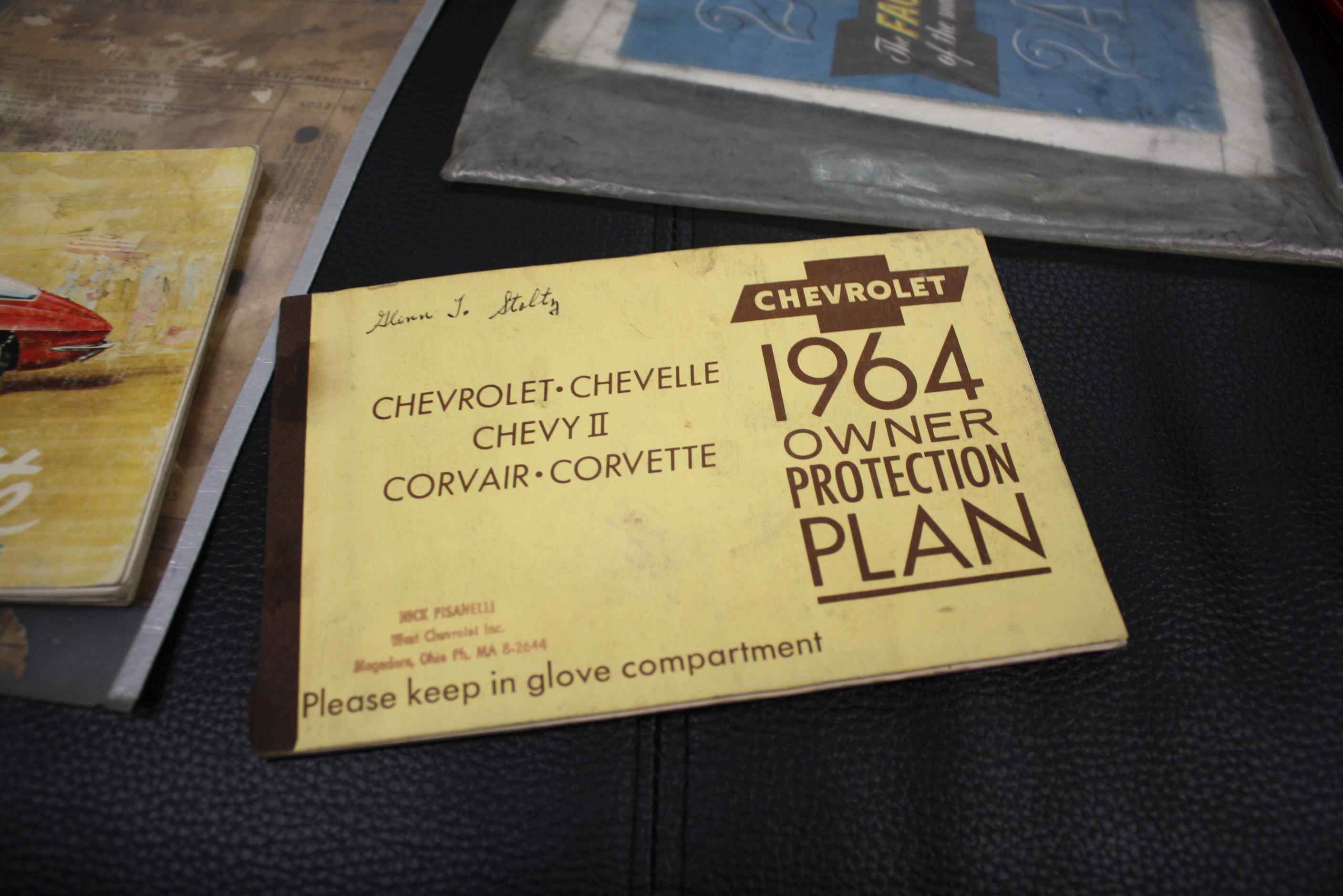 1964 Corvette 365HP Convertible in Daytona Blue with Hardtop and original Documentation.