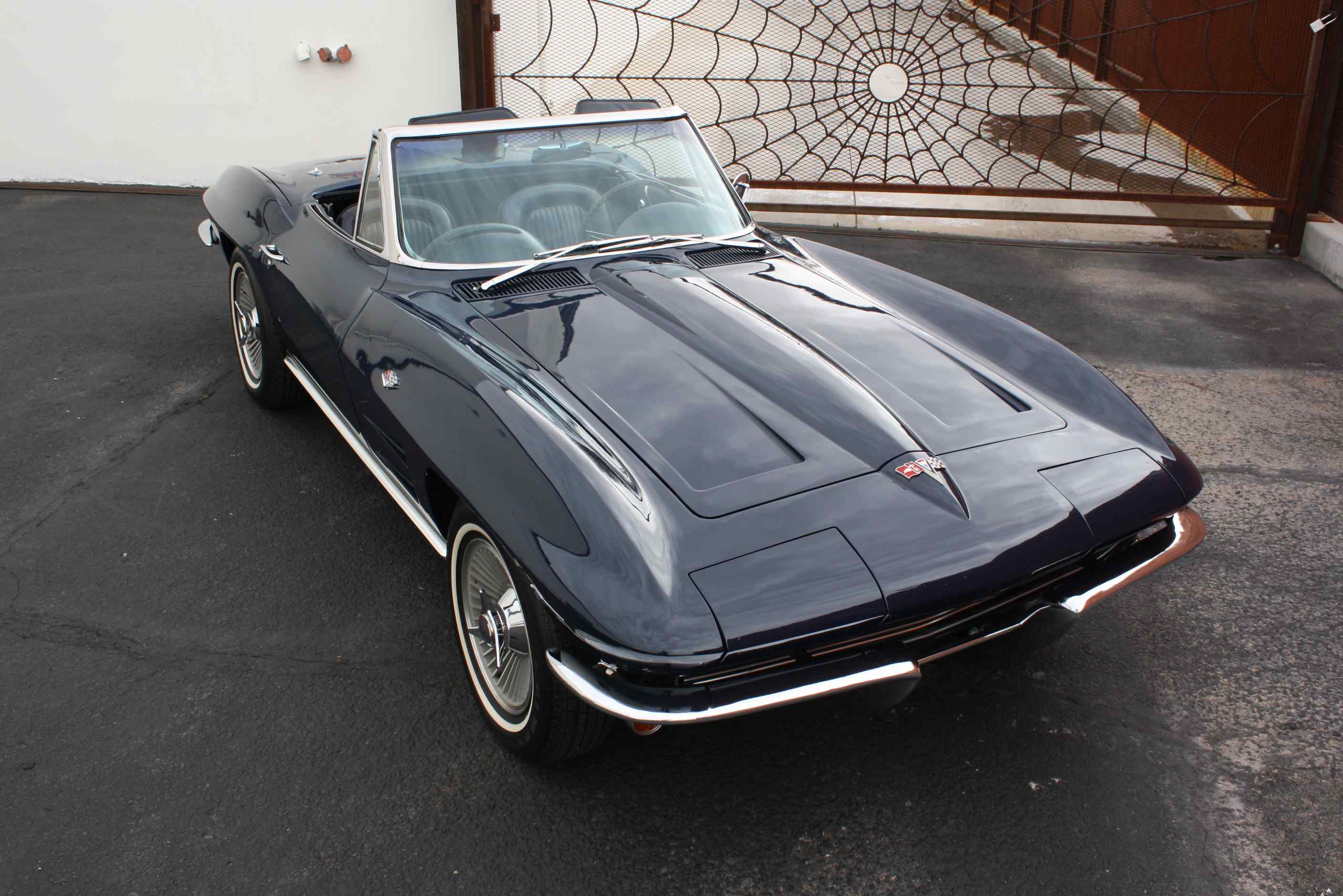 1964 Corvette 365HP Convertible in Daytona Blue with Hardtop and original Documentation.