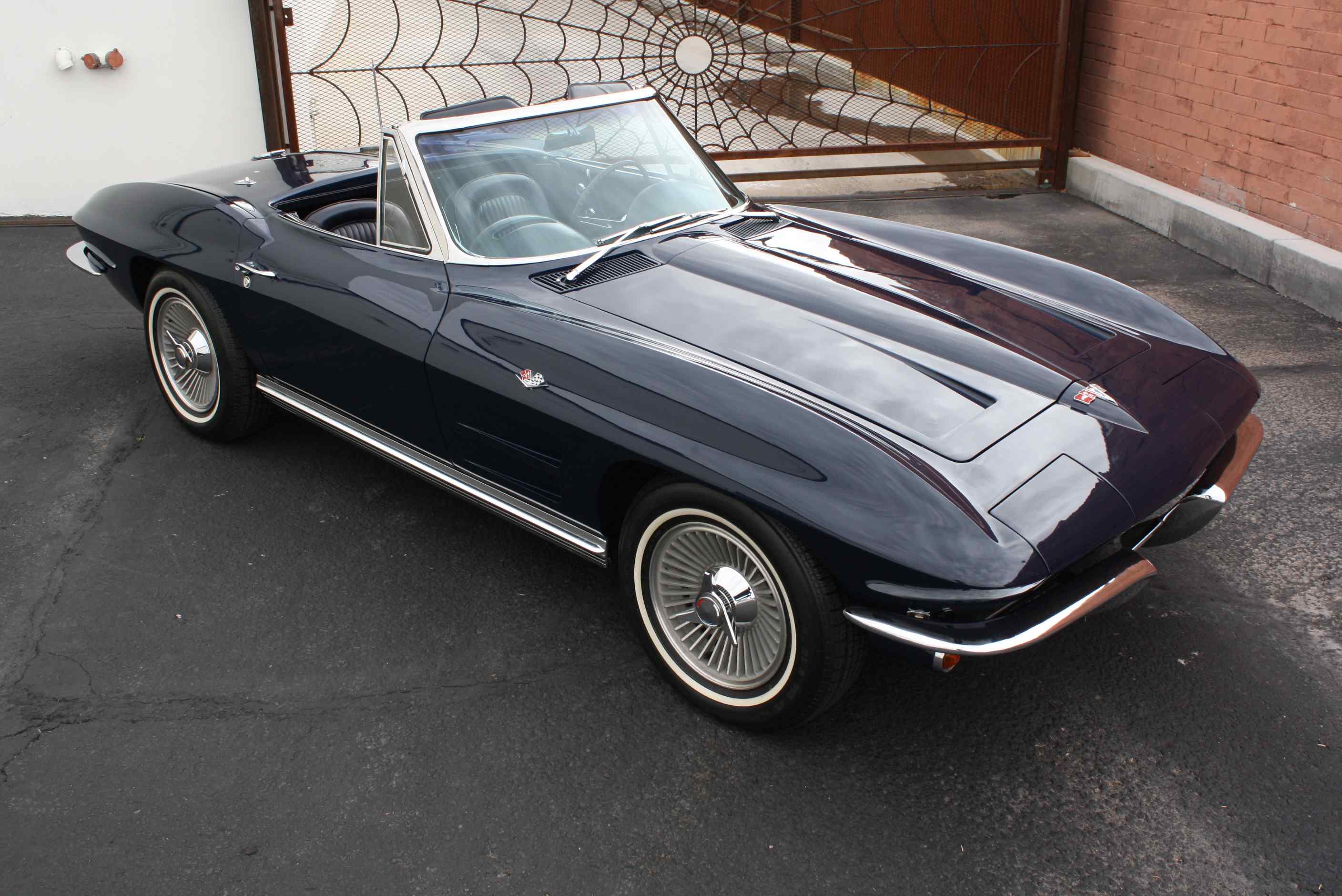 1964 Corvette 365HP Convertible in Daytona Blue with Hardtop and original Documentation.
