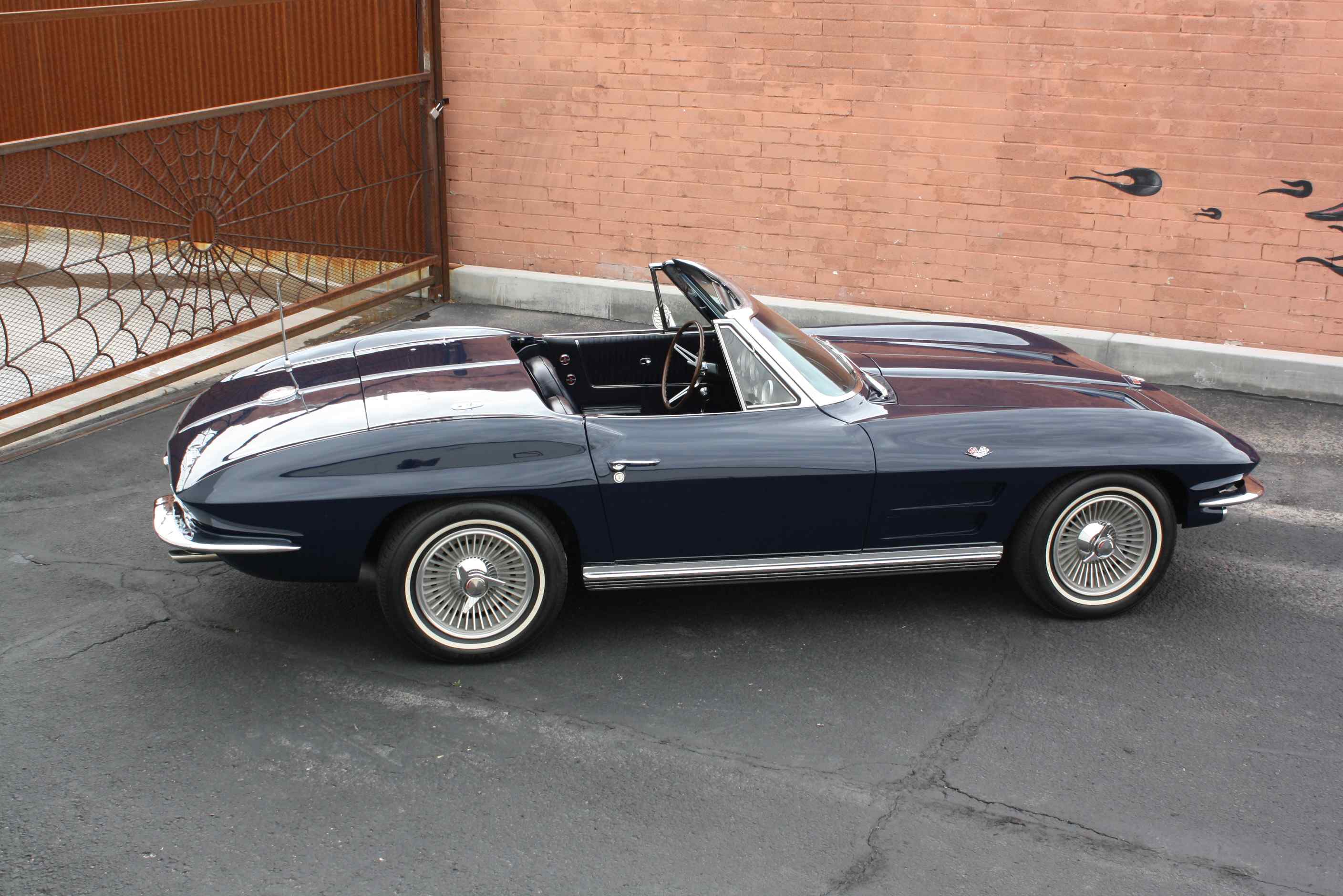 1964 Corvette 365HP Convertible in Daytona Blue with Hardtop and original Documentation.