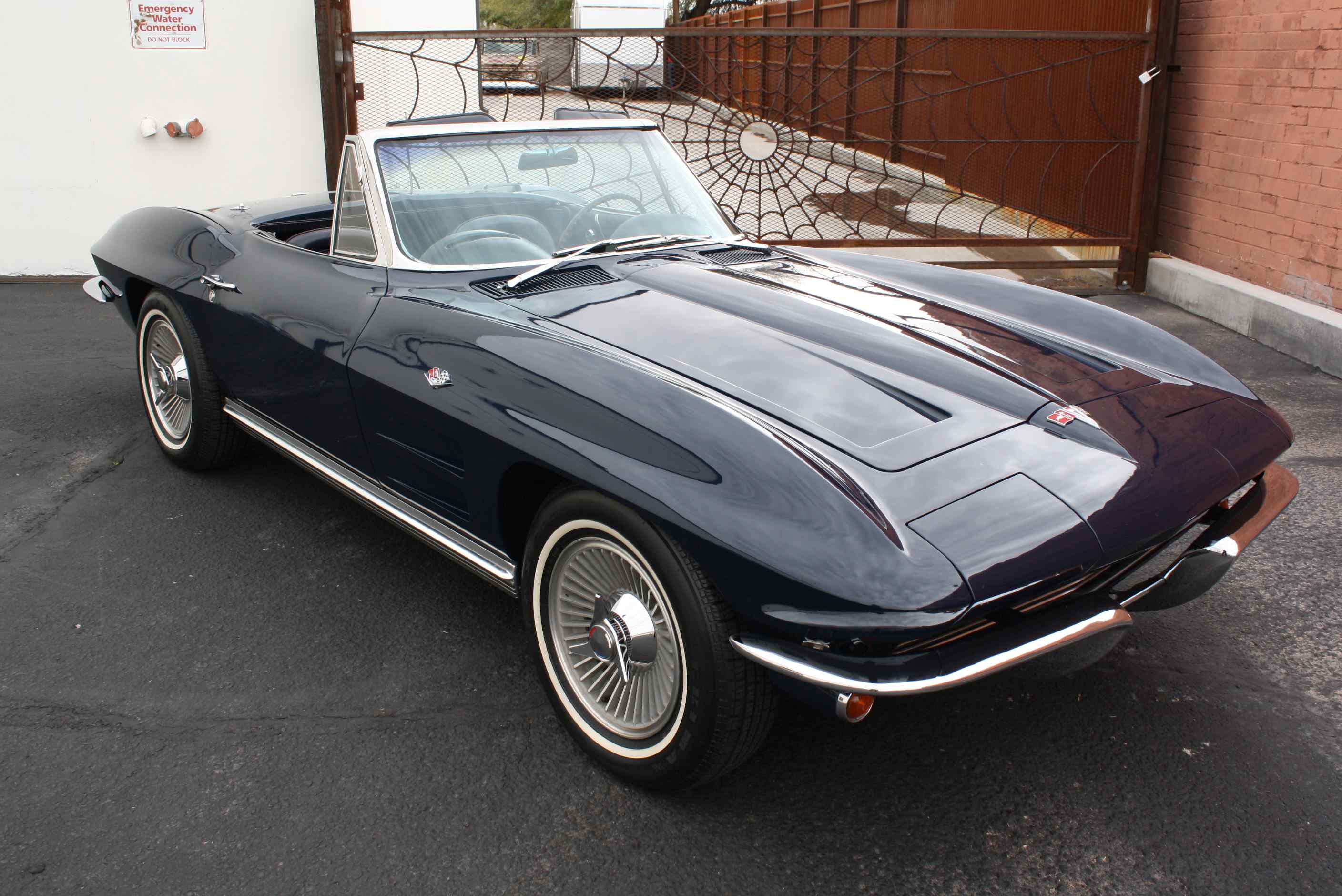 1964 Corvette 365HP Convertible in Daytona Blue with Hardtop and original Documentation.