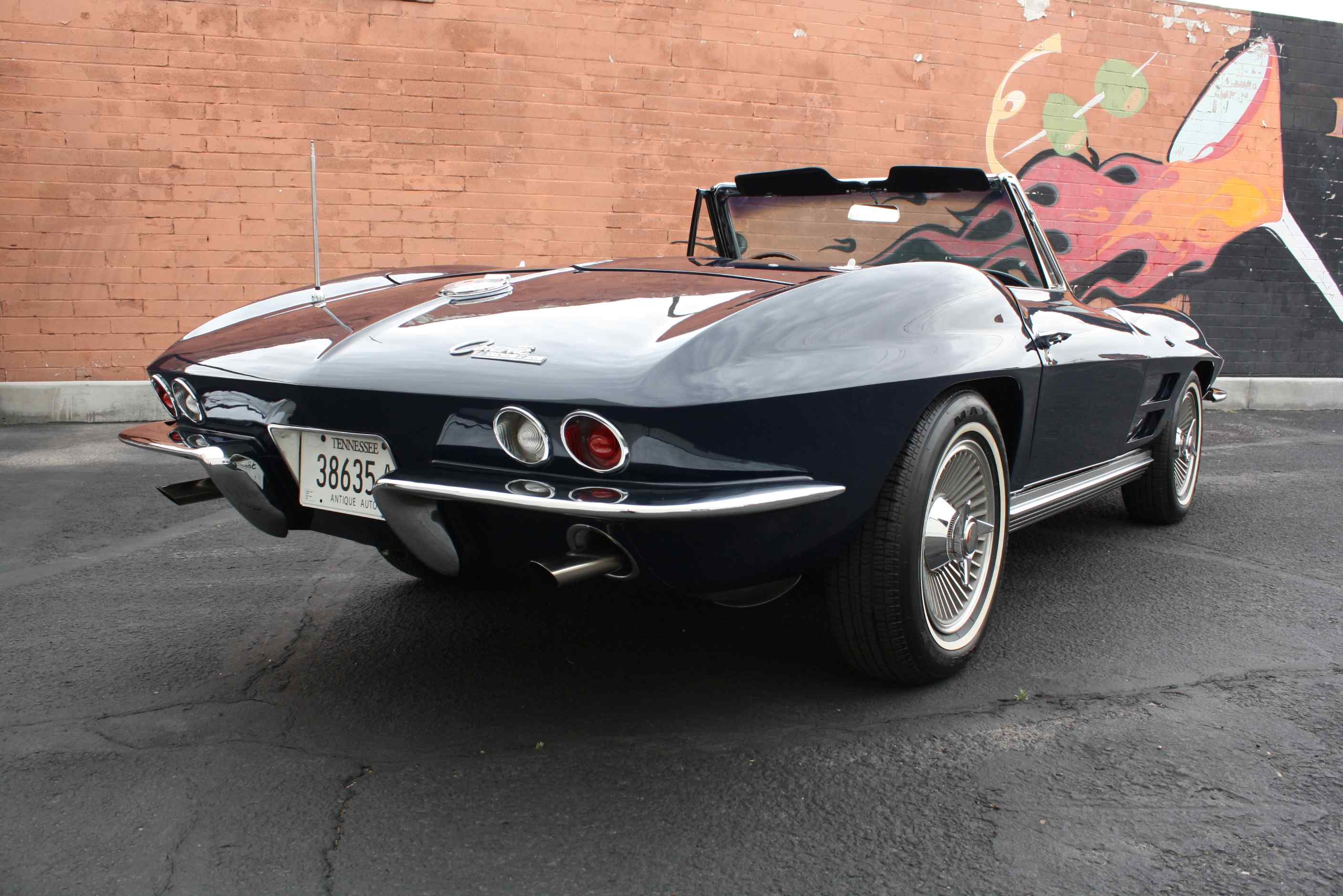 1964 Corvette 365HP Convertible in Daytona Blue with Hardtop and original Documentation.