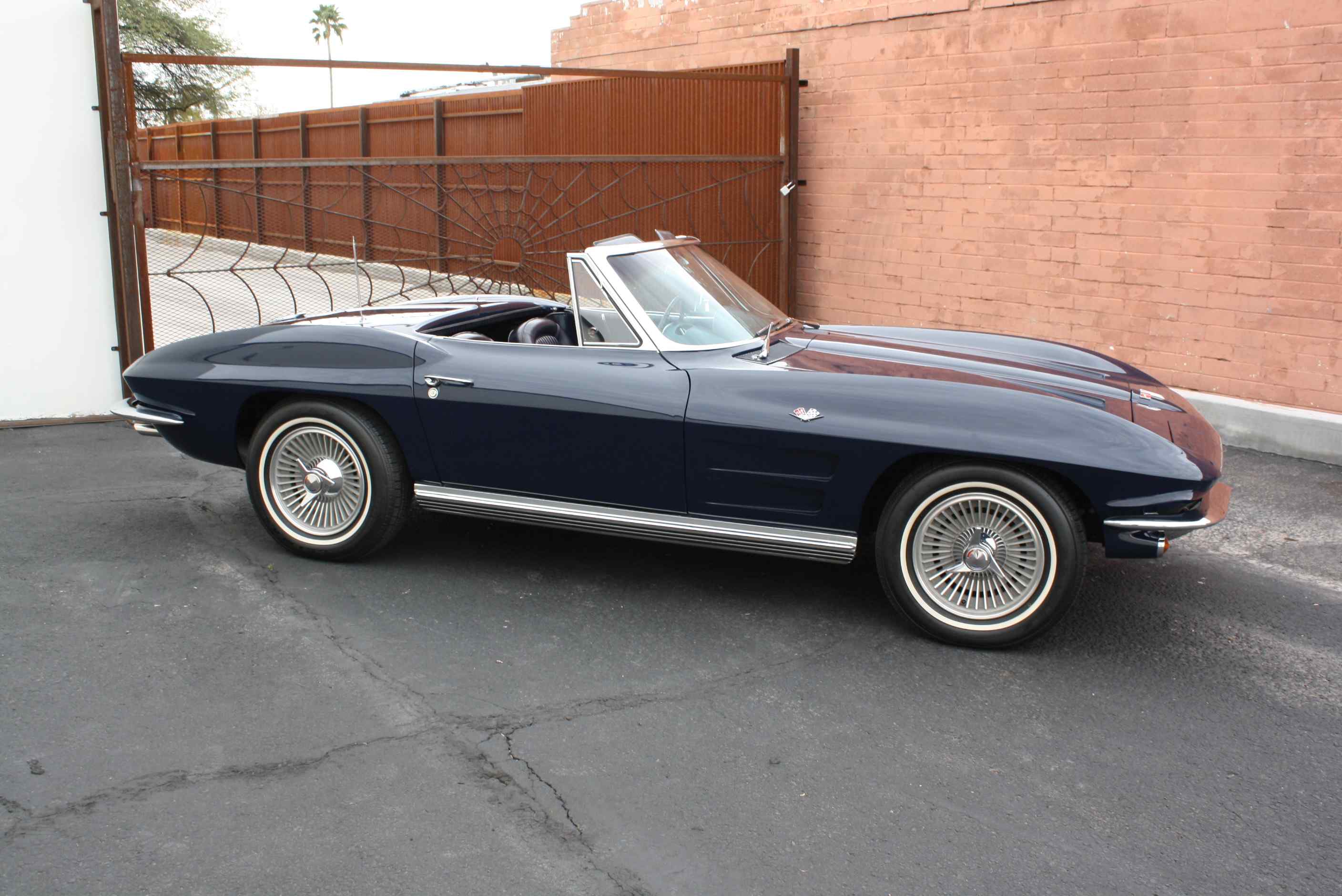 1964 Corvette 365HP Convertible in Daytona Blue with Hardtop and original Documentation.