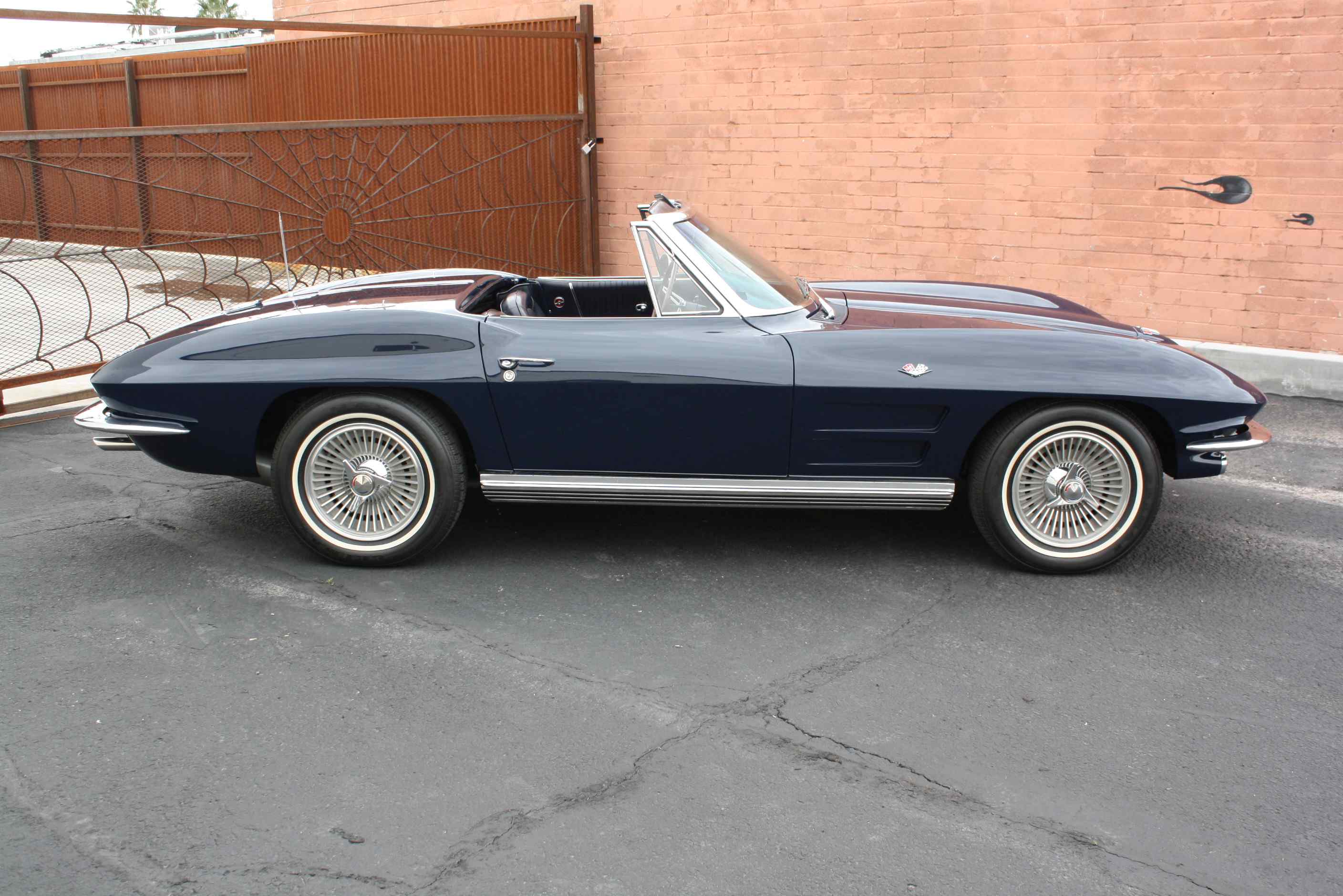 1964 Corvette 365HP Convertible in Daytona Blue with Hardtop and original Documentation.