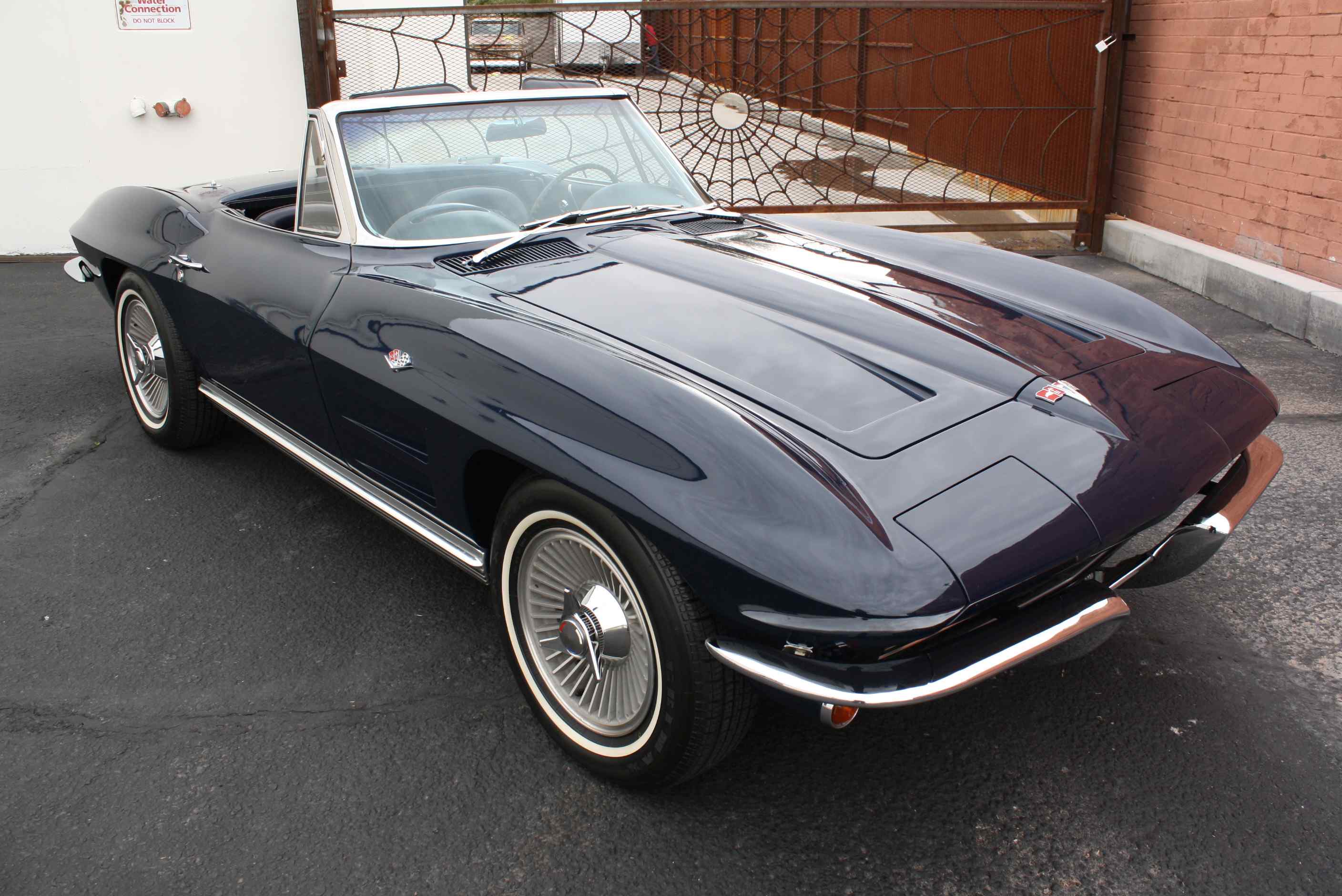 1964 Corvette 365HP Convertible in Daytona Blue with Hardtop and original Documentation.