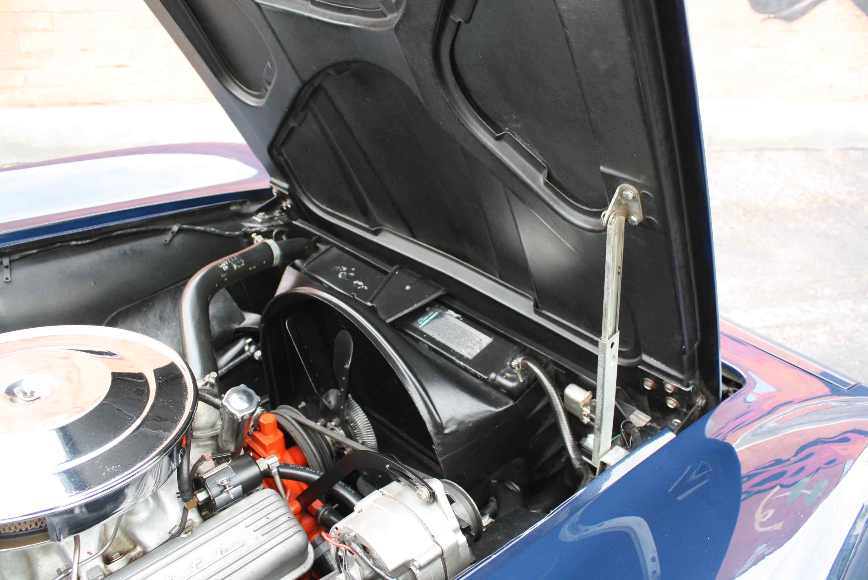 1964 Corvette 365HP Convertible in Daytona Blue with Hardtop and original Documentation.