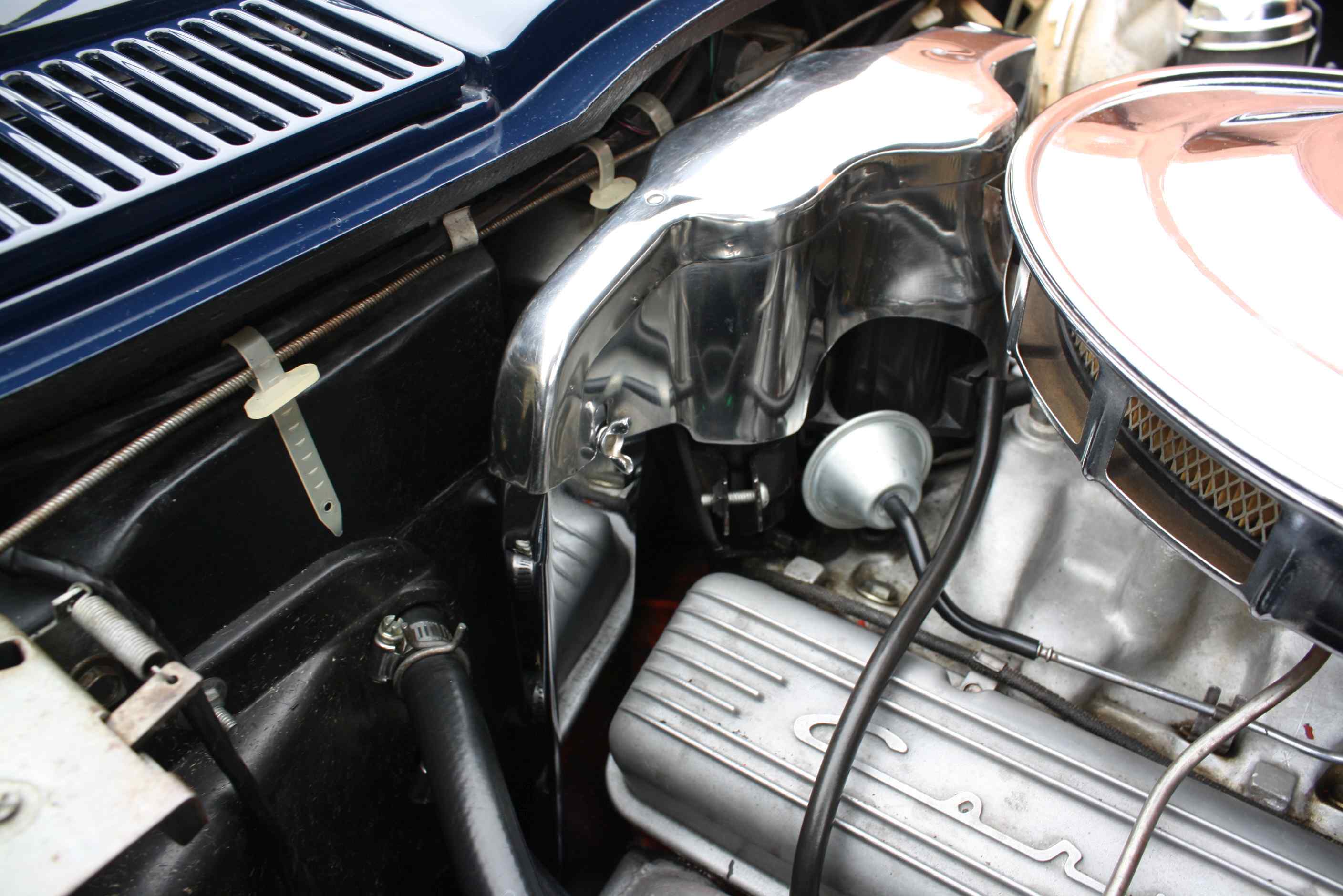 1964 Corvette 365HP Convertible in Daytona Blue with Hardtop and original Documentation.