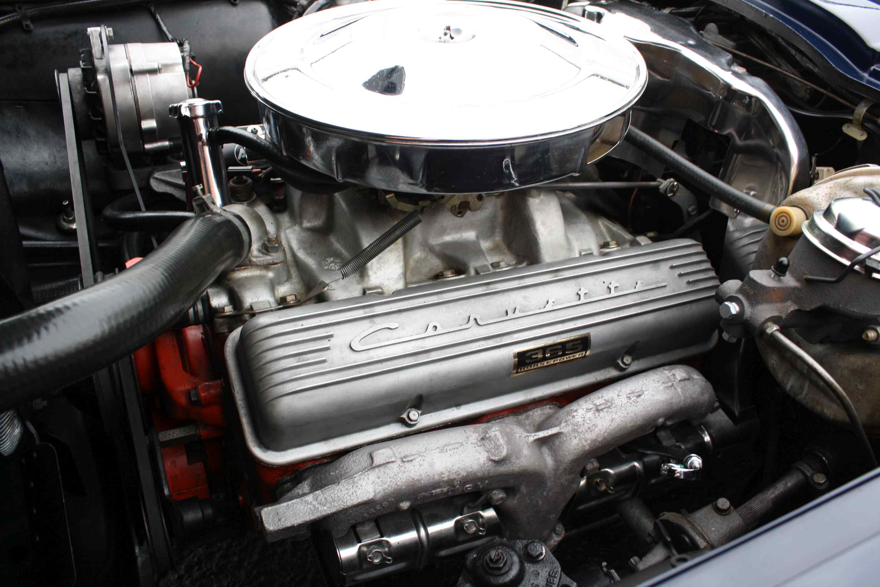 1964 Corvette 365HP Convertible in Daytona Blue with Hardtop and original Documentation.