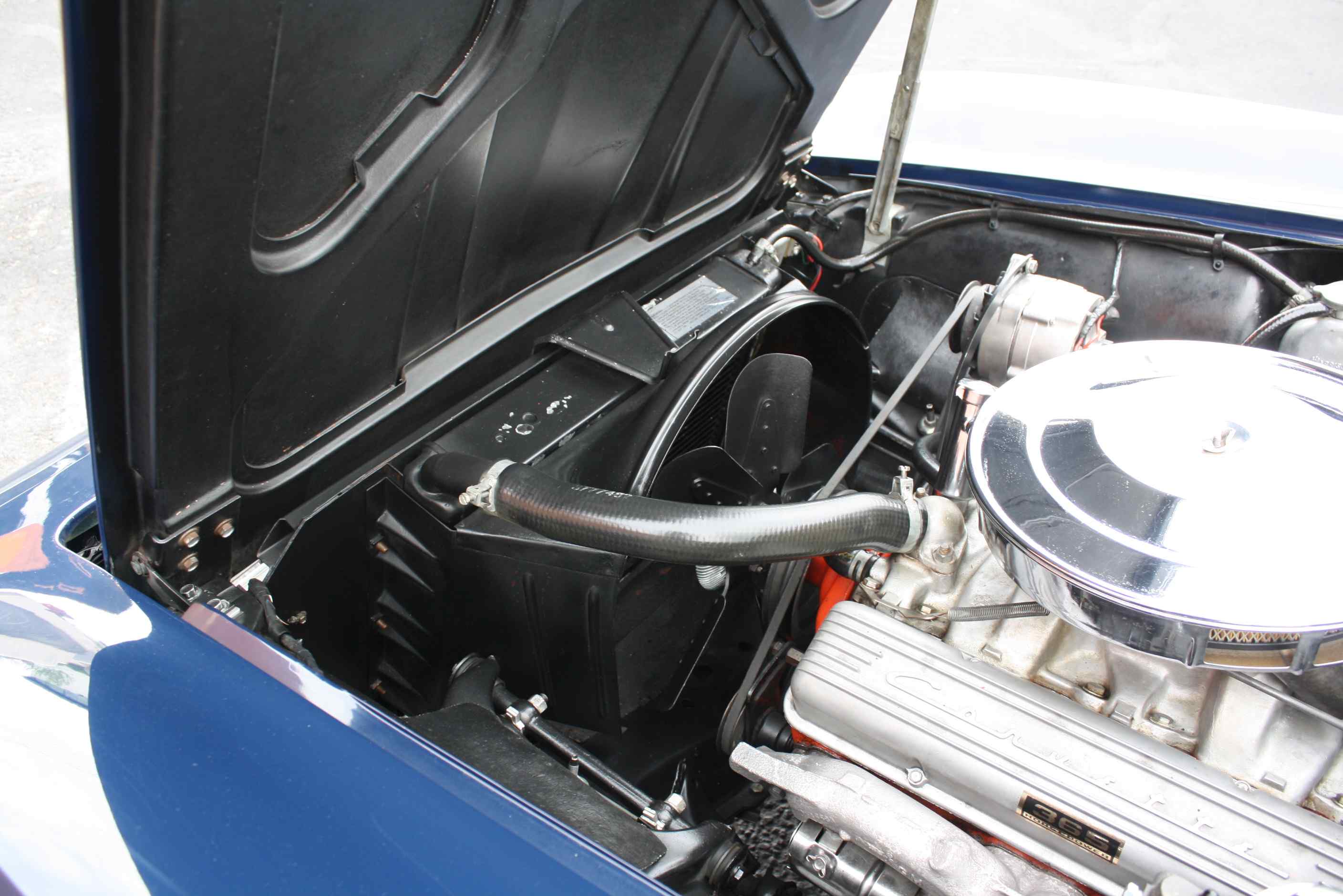 1964 Corvette 365HP Convertible in Daytona Blue with Hardtop and original Documentation.