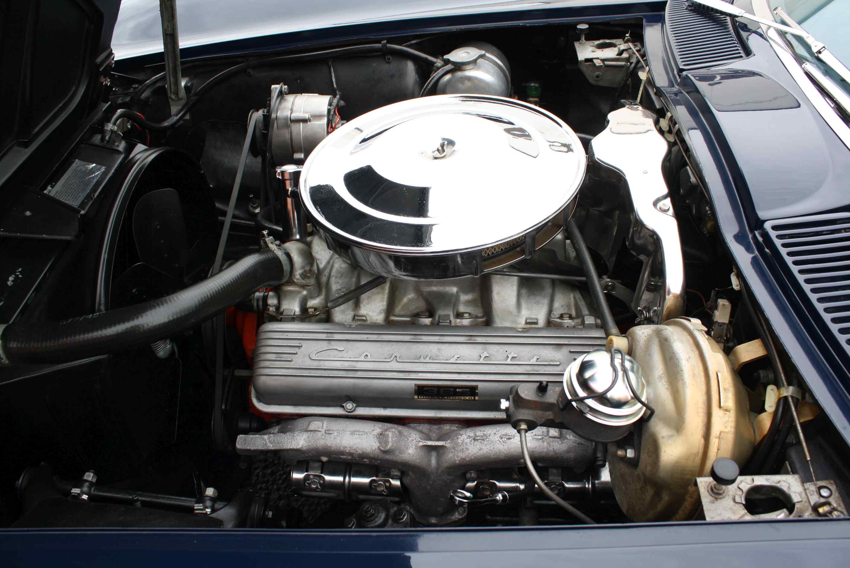 1964 Corvette 365HP Convertible in Daytona Blue with Hardtop and original Documentation.