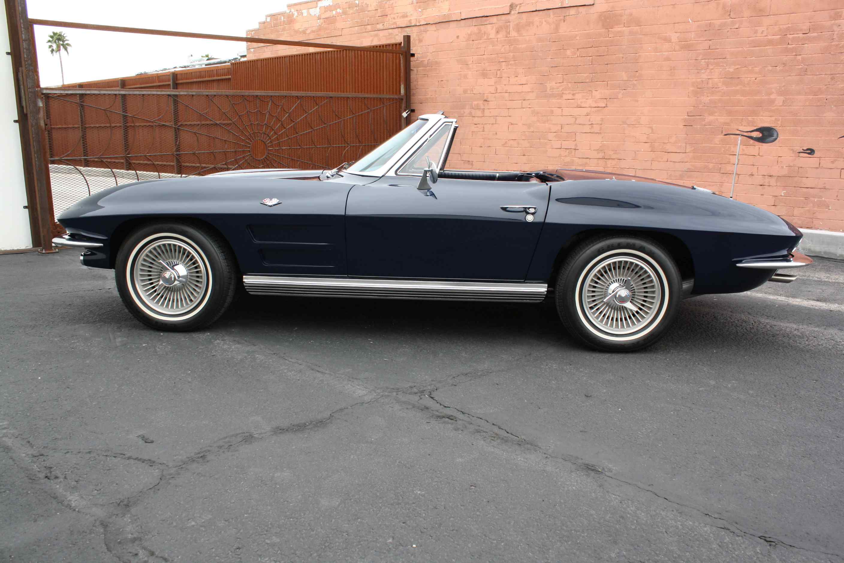 1964 Corvette 365HP Convertible in Daytona Blue with Hardtop and original Documentation.