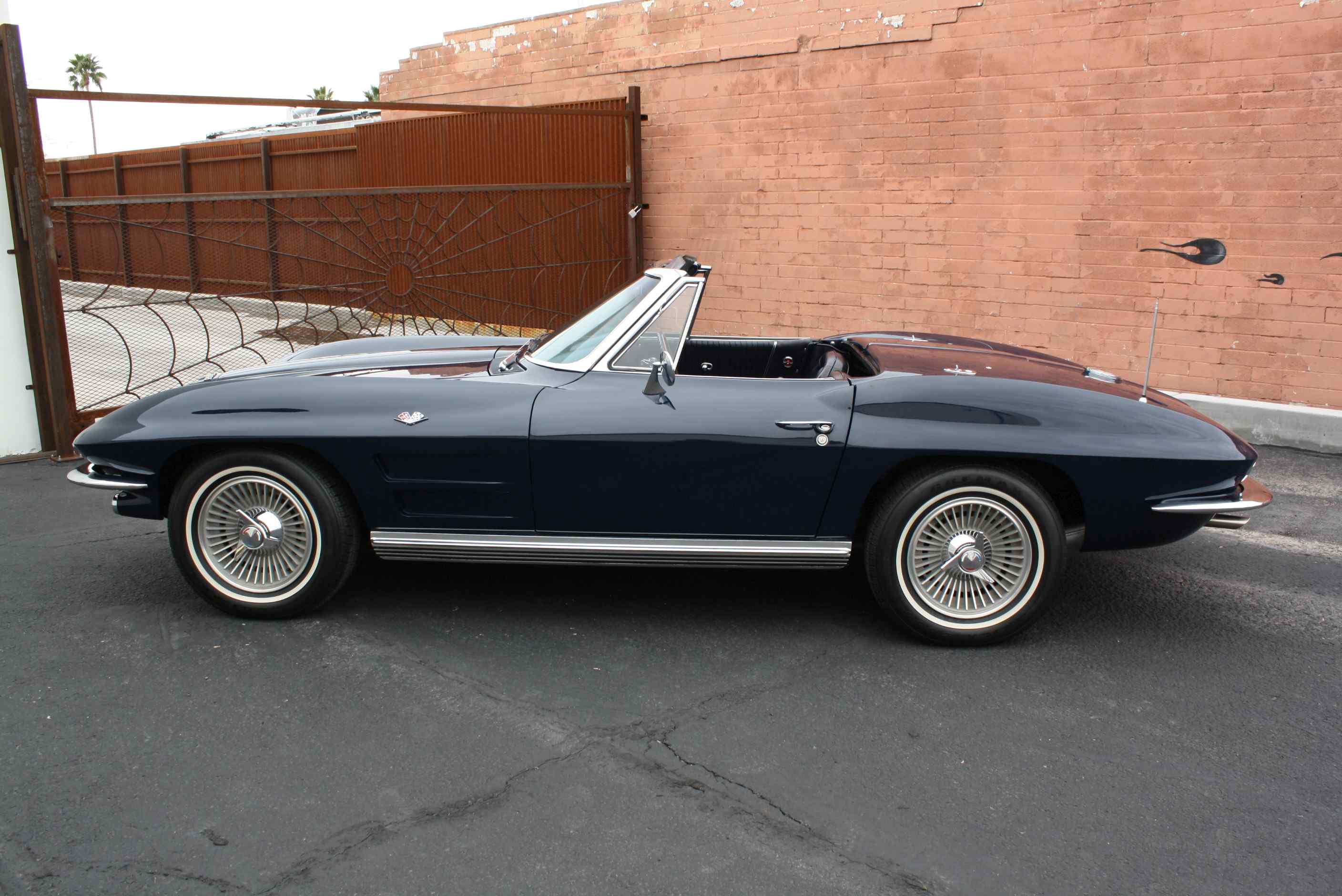 1964 Corvette 365HP Convertible in Daytona Blue with Hardtop and original Documentation.