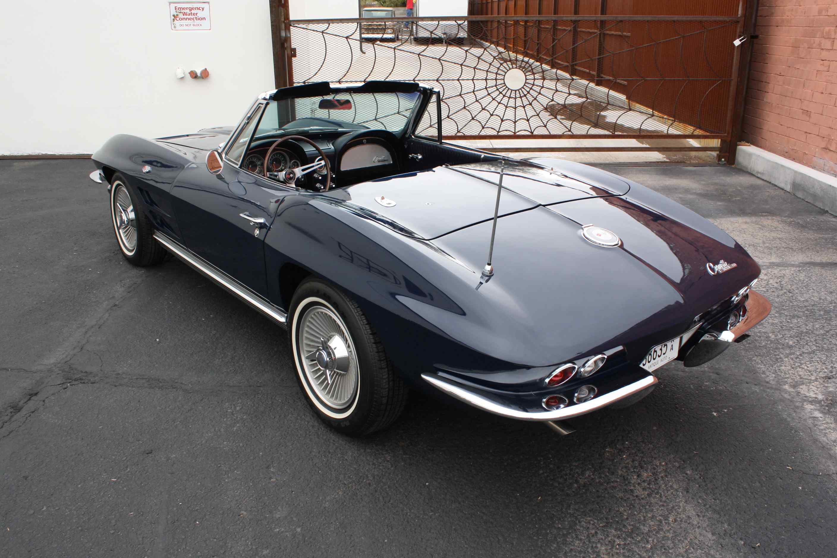 1964 Corvette 365HP Convertible in Daytona Blue with Hardtop and original Documentation.