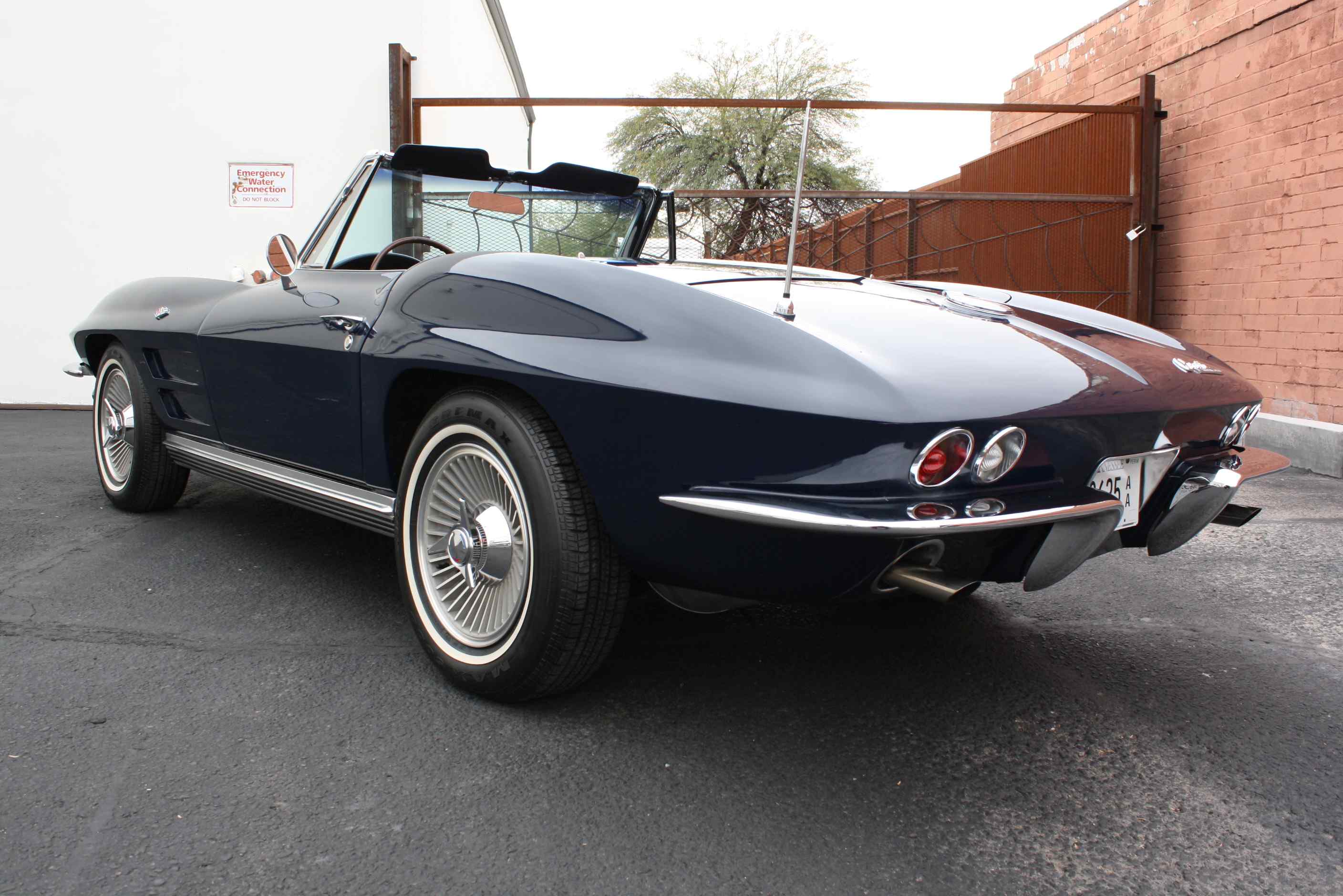 1964 Corvette 365HP Convertible in Daytona Blue with Hardtop and original Documentation.