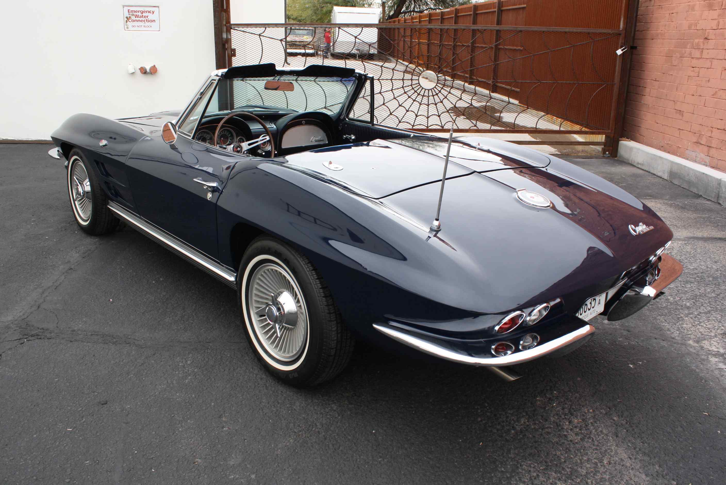 1964 Corvette 365HP Convertible in Daytona Blue with Hardtop and original Documentation.