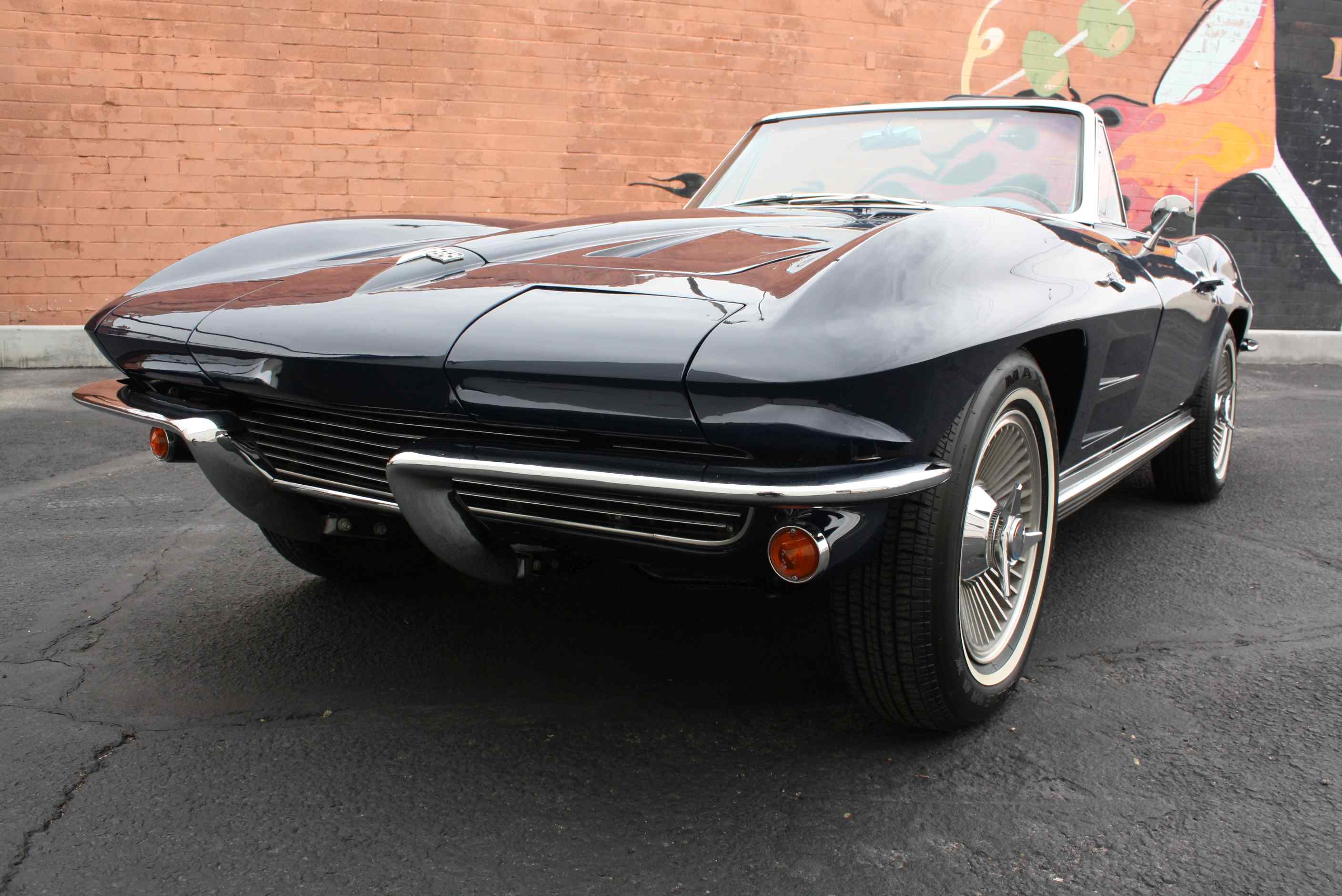 1964 Corvette 365HP Convertible in Daytona Blue with Hardtop and original Documentation.