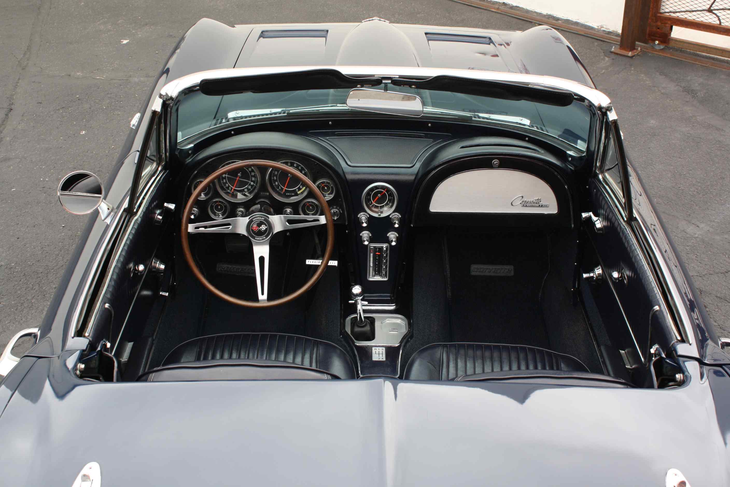 1964 Corvette 365HP Convertible in Daytona Blue with Hardtop and original Documentation.