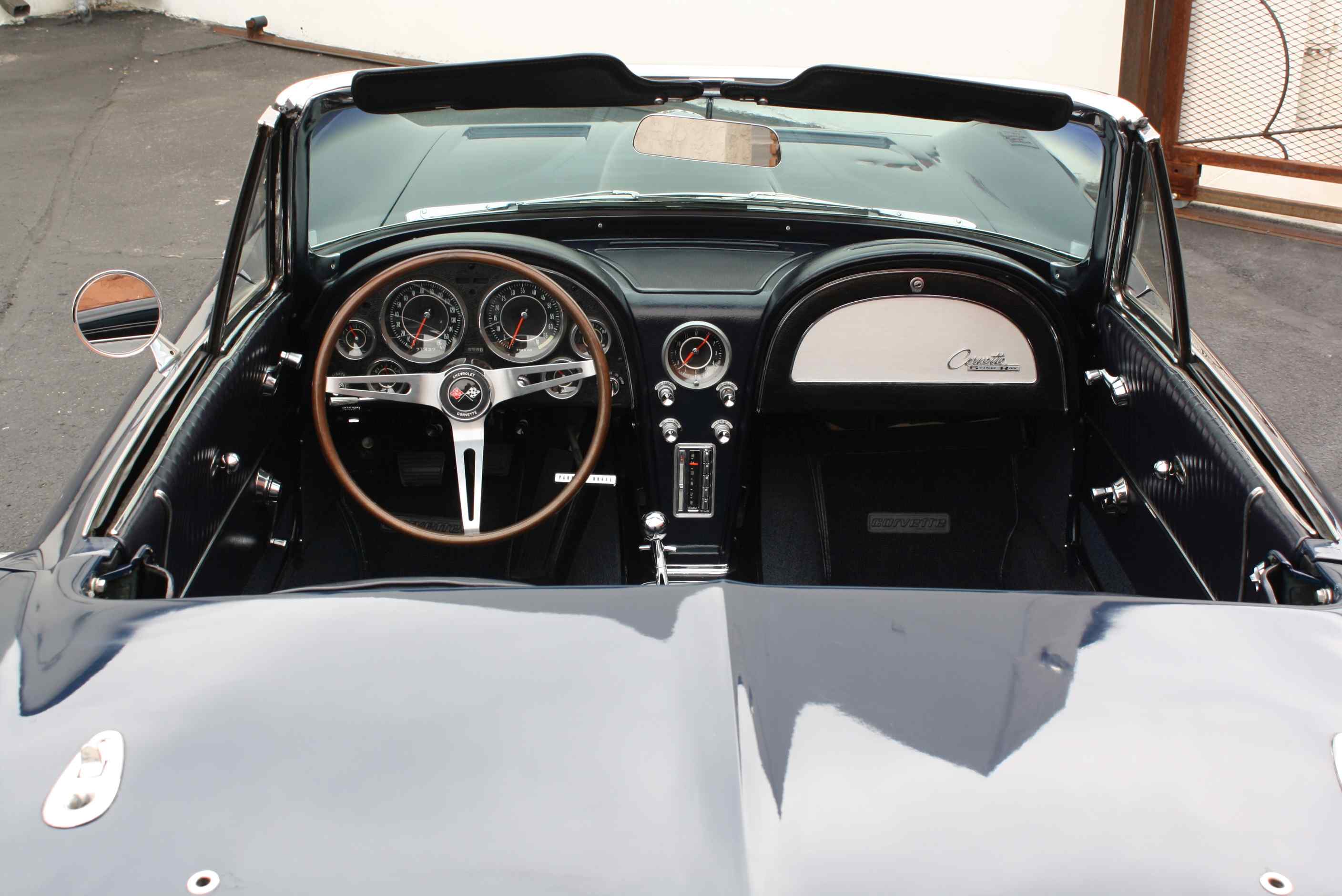 1964 Corvette 365HP Convertible in Daytona Blue with Hardtop and original Documentation.