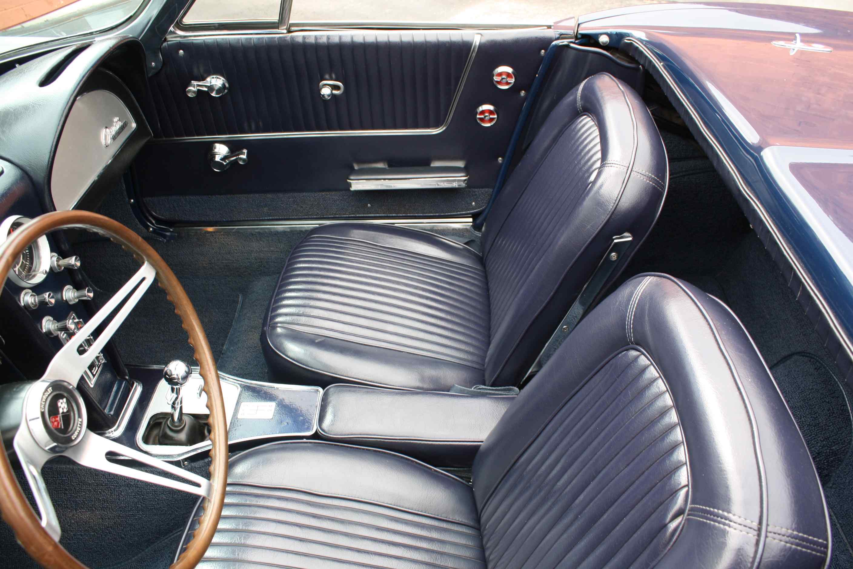 1964 Corvette 365HP Convertible in Daytona Blue with Hardtop and original Documentation.