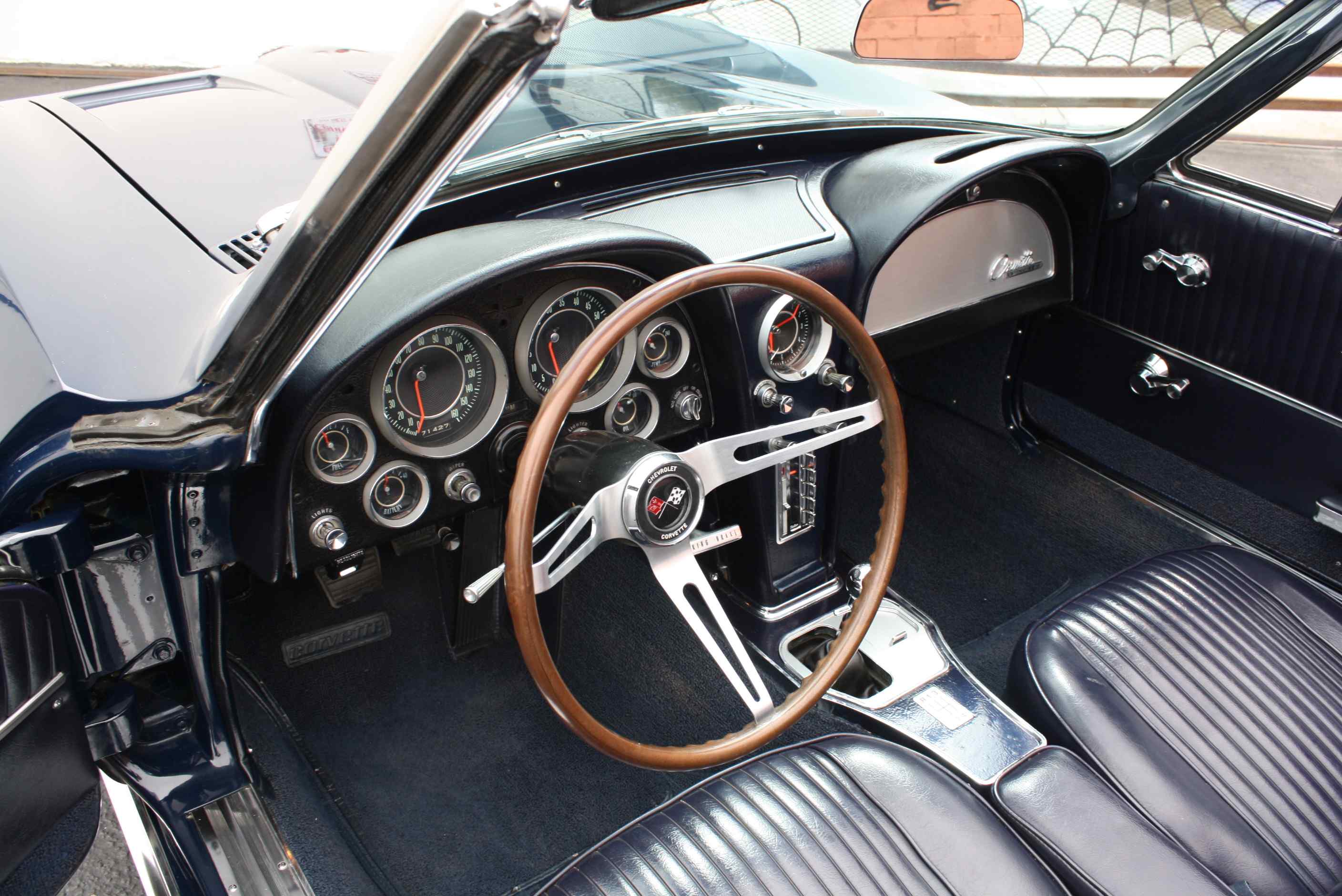 1964 Corvette 365HP Convertible in Daytona Blue with Hardtop and original Documentation.