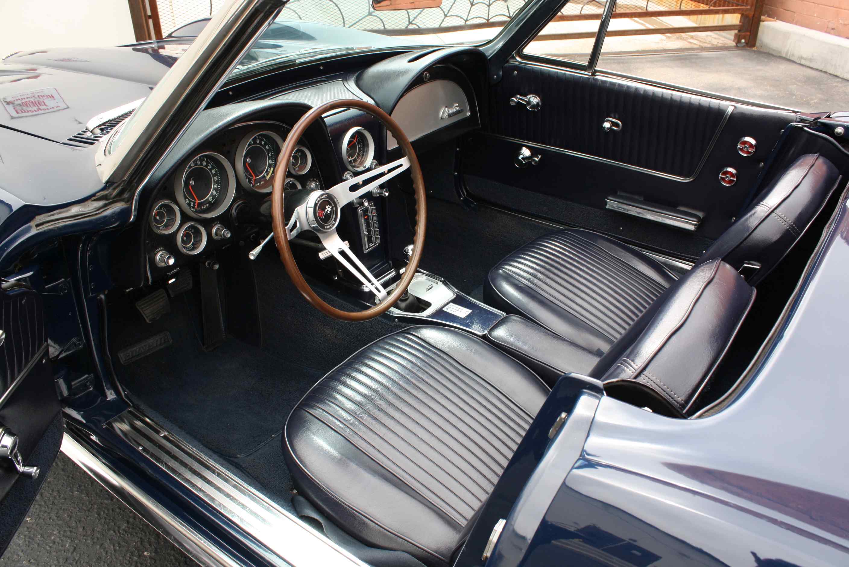 1964 Corvette 365HP Convertible in Daytona Blue with Hardtop and original Documentation.