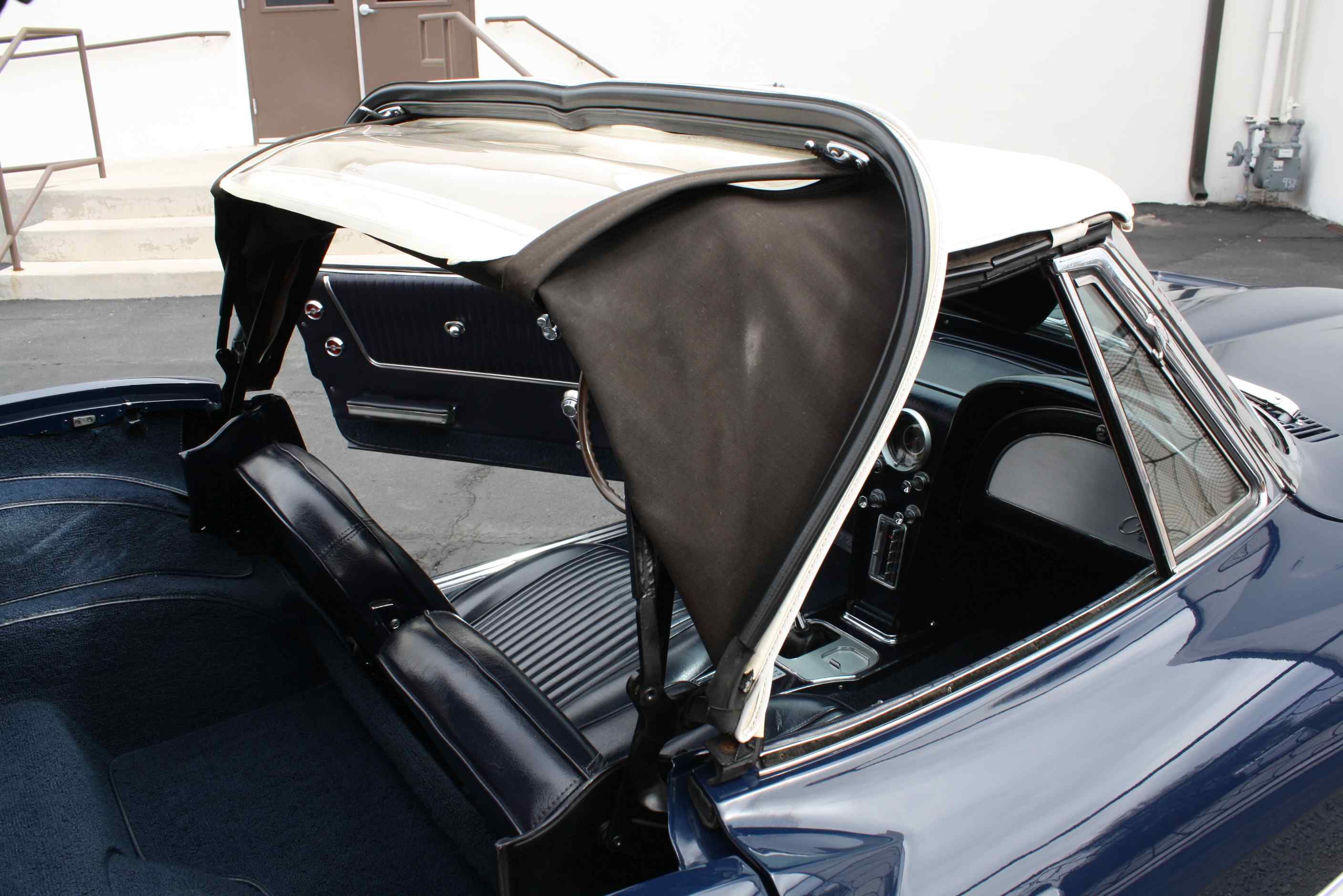 1964 Corvette 365HP Convertible in Daytona Blue with Hardtop and original Documentation.