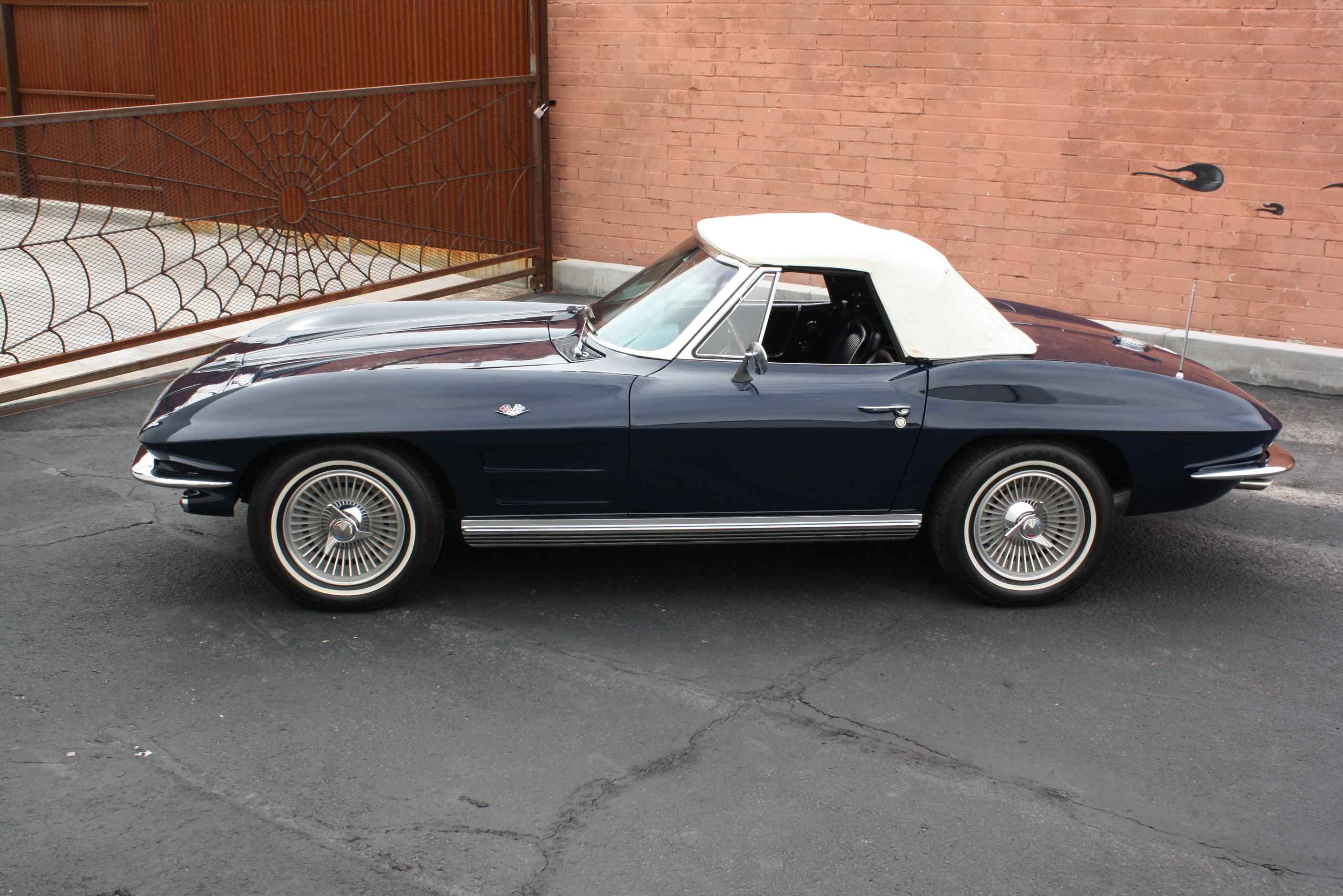 1964 Corvette 365HP Convertible in Daytona Blue with Hardtop and original Documentation.