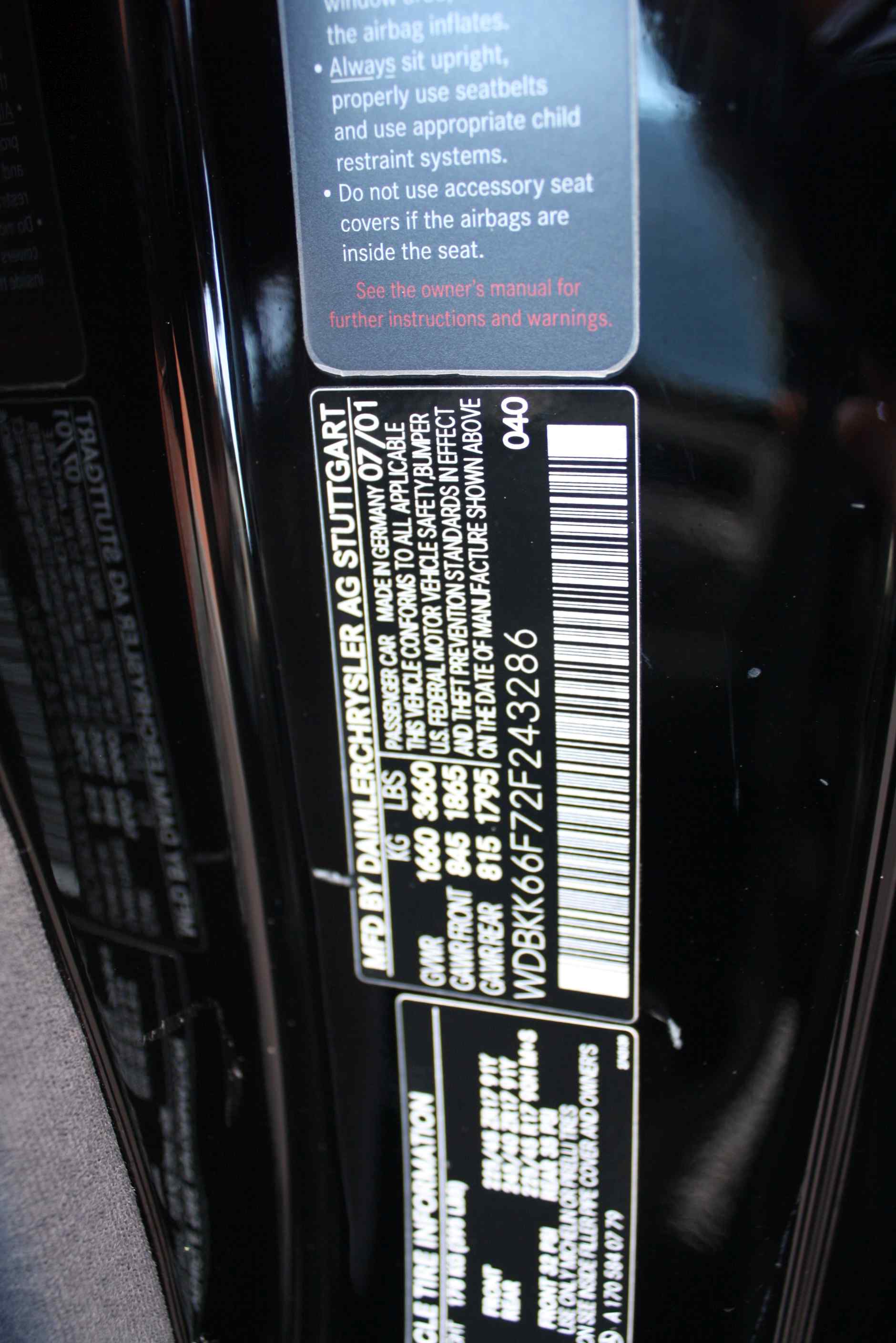 2002 Mercedes Benz SLK 32 AMG