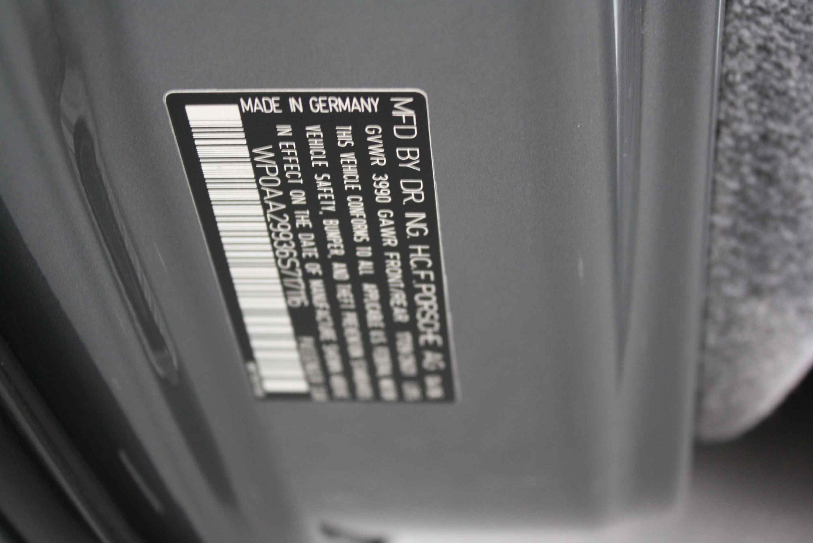 2006 Porsche Carrera Coupe 6 speed Manual