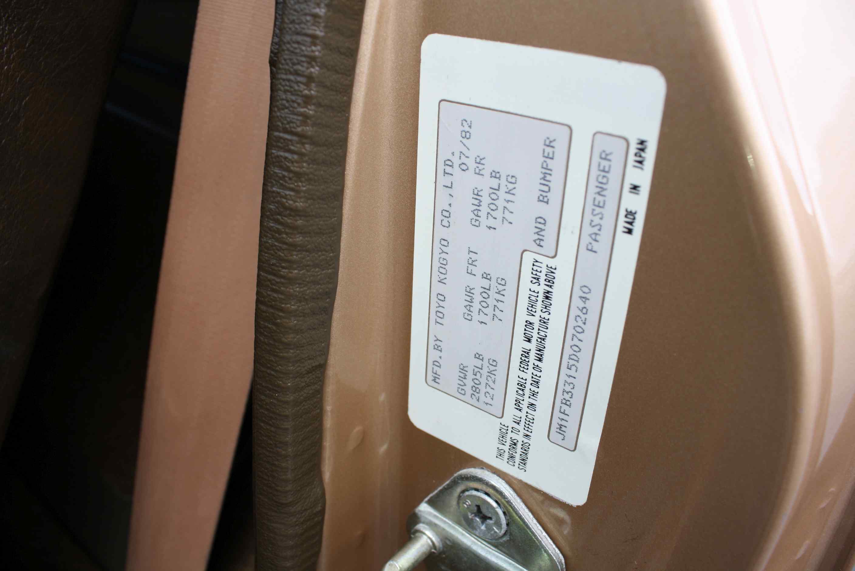 1983 Mazda RX7 GS