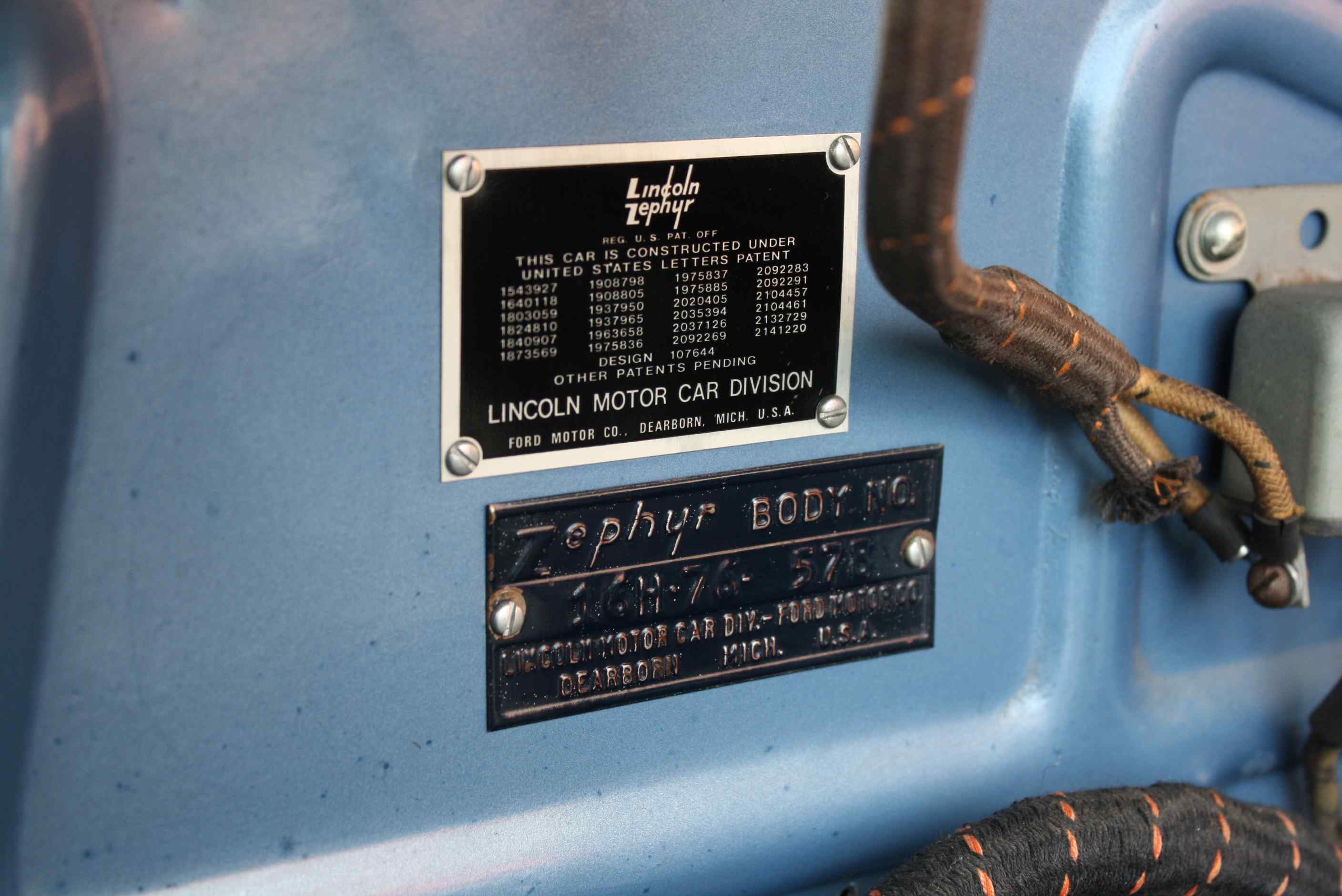 1941 Lincoln Zephyr Converible