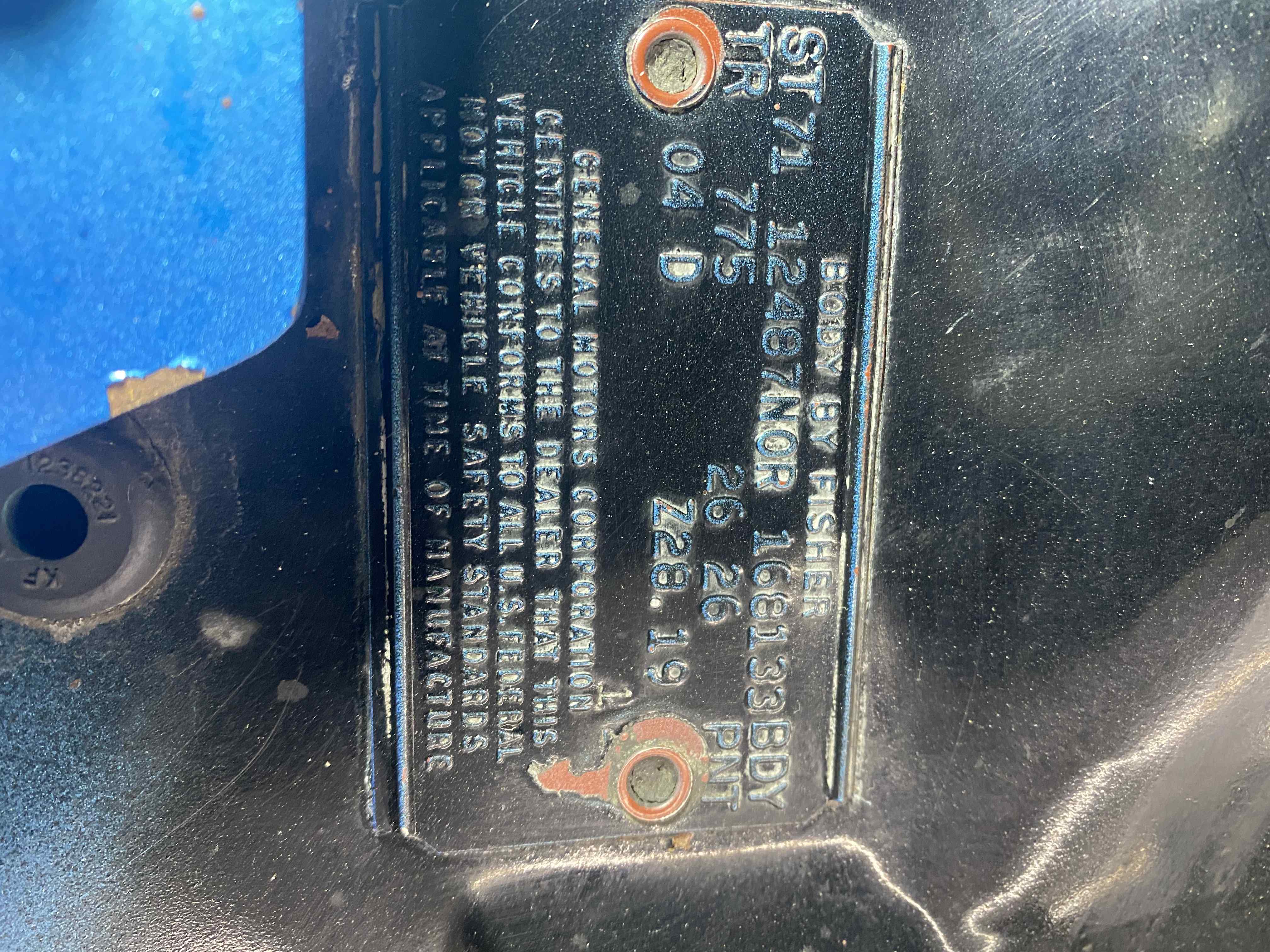 1971 Camaro Z28 17k original miles Unrestored Original.