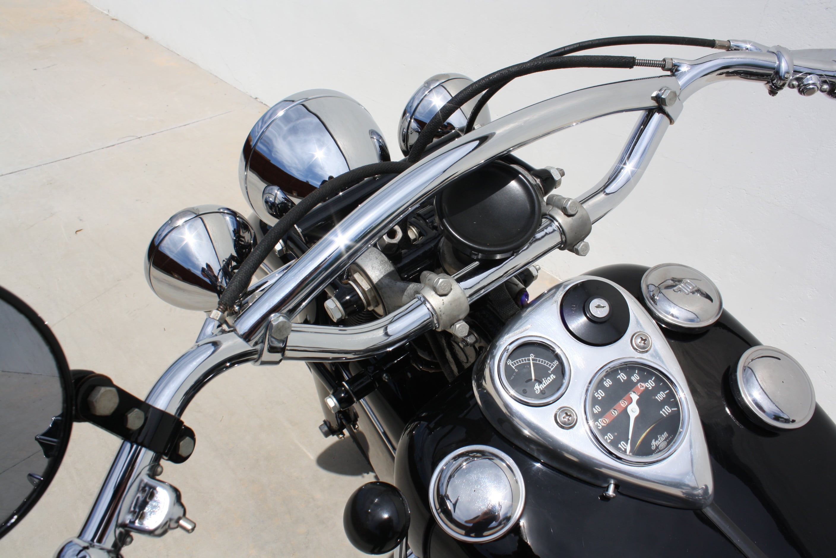1947 Indian Chief restored by Peter Bollenbach