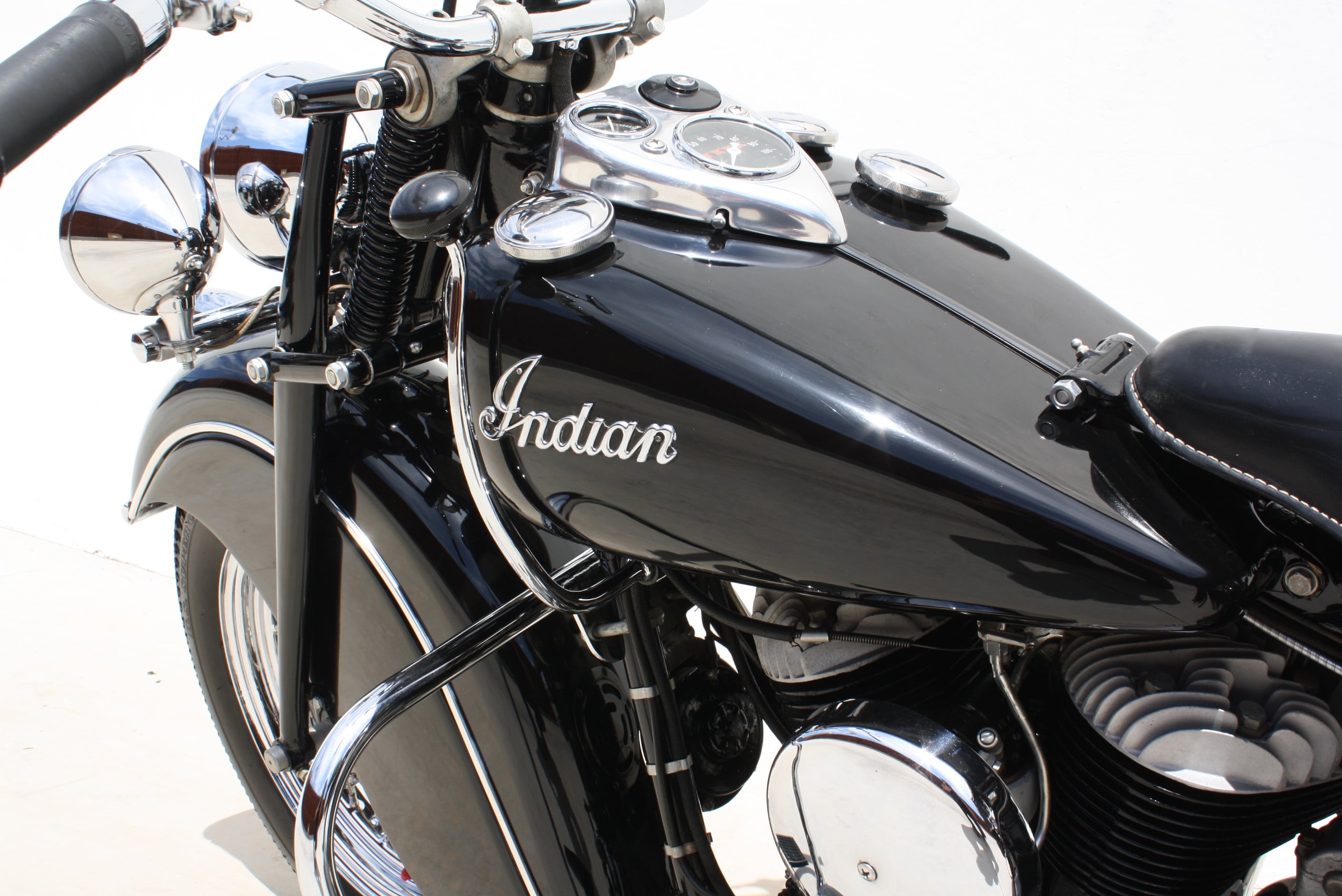 1947 Indian Chief restored by Peter Bollenbach
