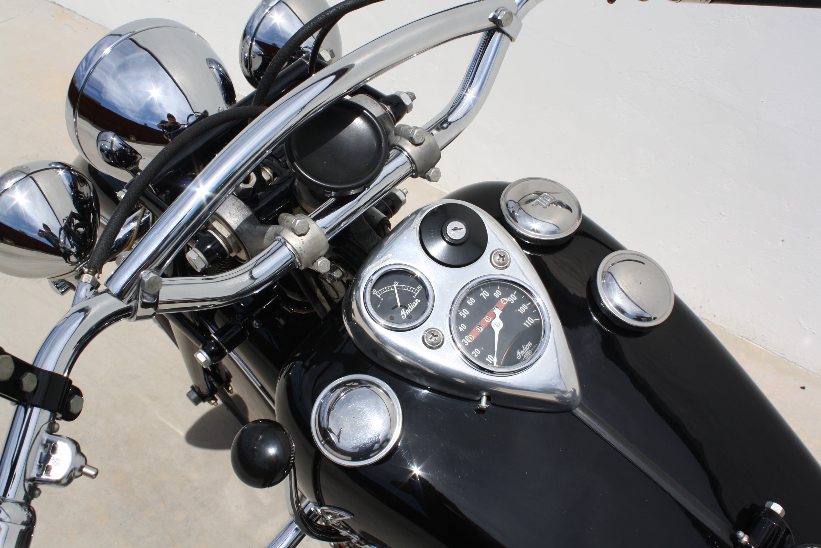 1947 Indian Chief restored by Peter Bollenbach