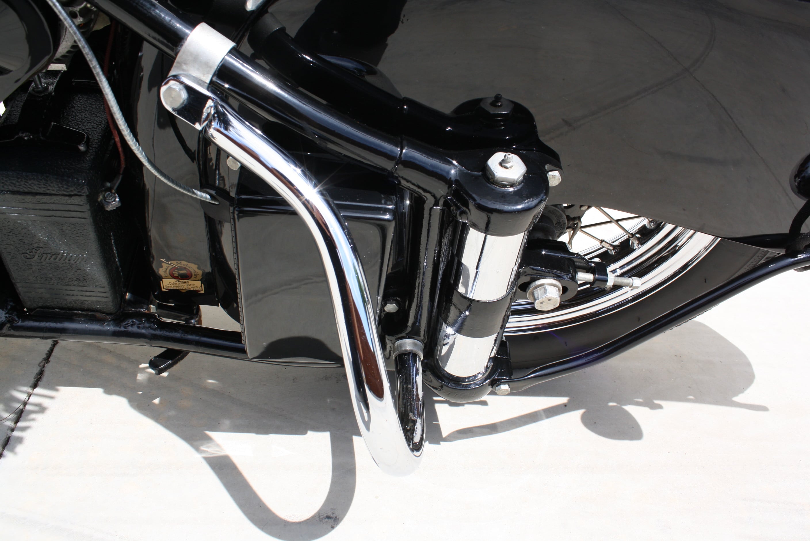 1947 Indian Chief restored by Peter Bollenbach
