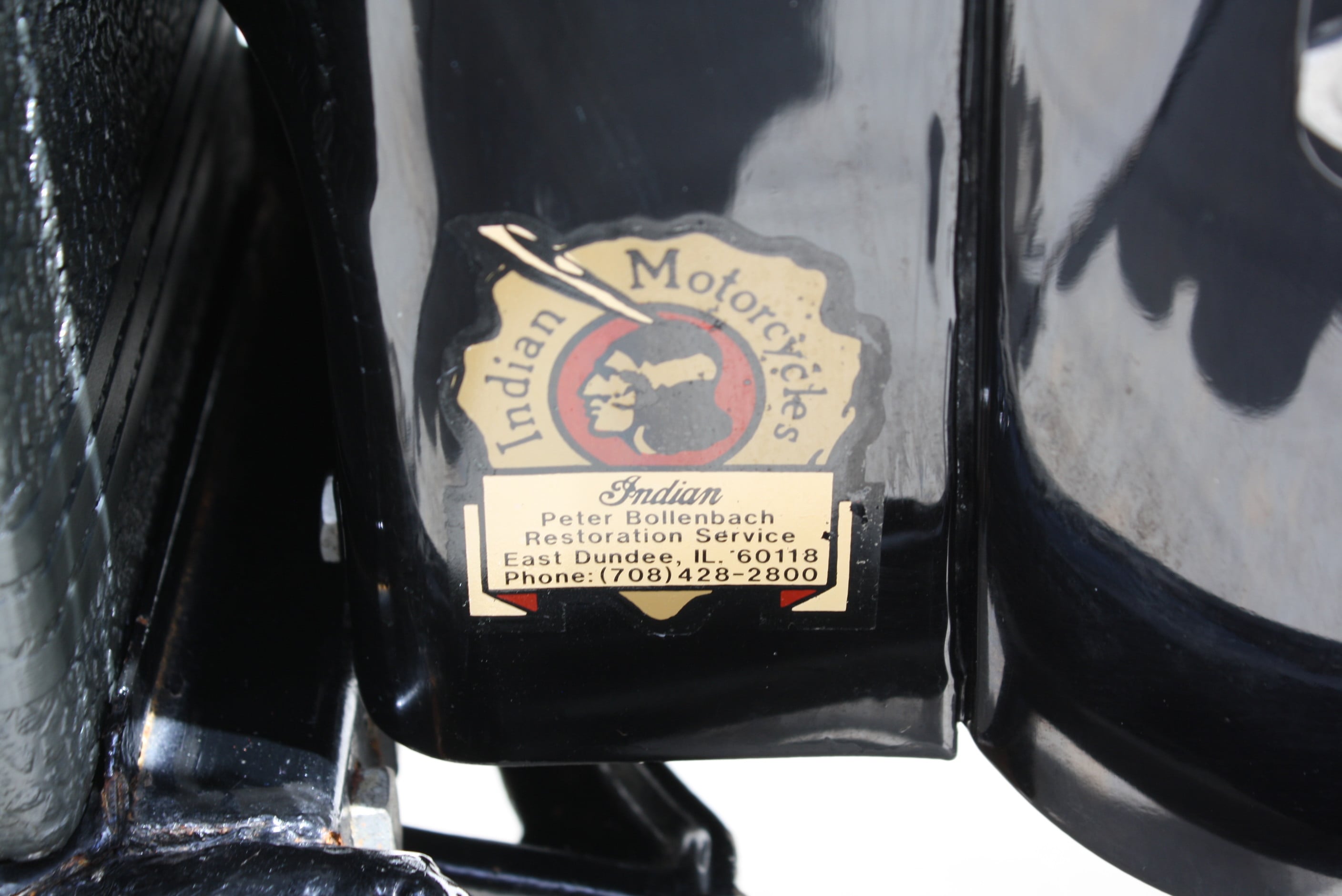 1947 Indian Chief restored by Peter Bollenbach