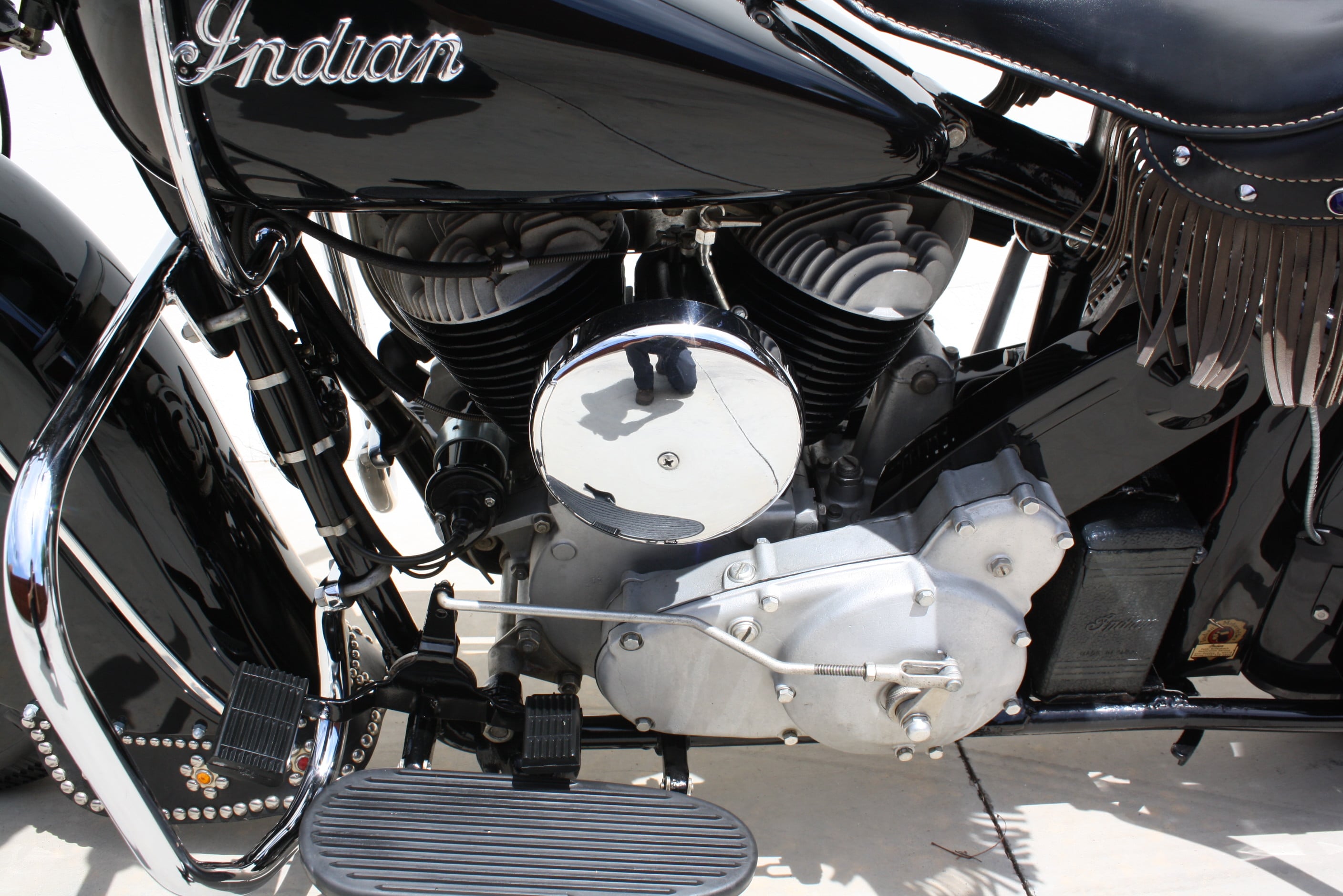 1947 Indian Chief restored by Peter Bollenbach