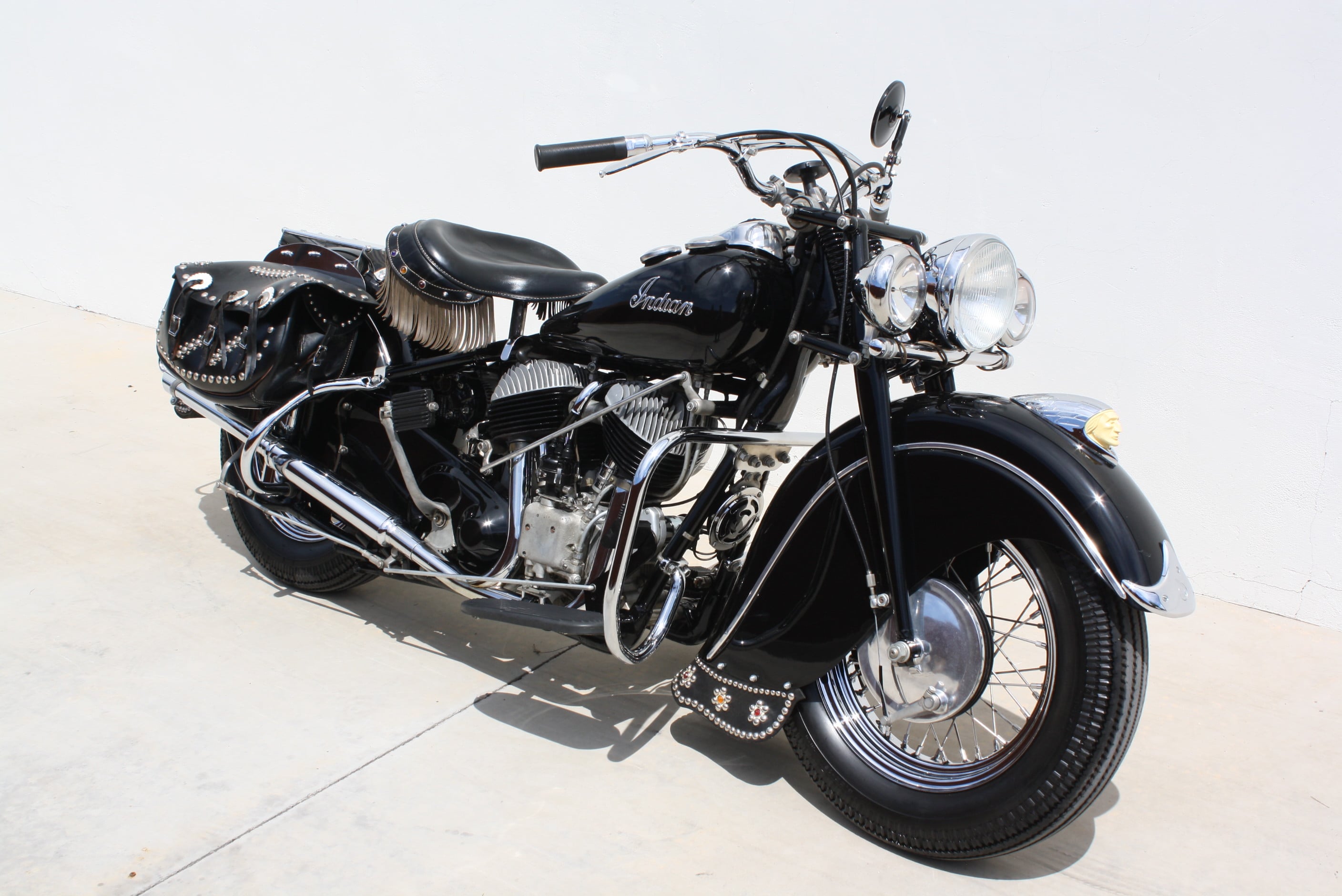 1947 Indian Chief restored by Peter Bollenbach